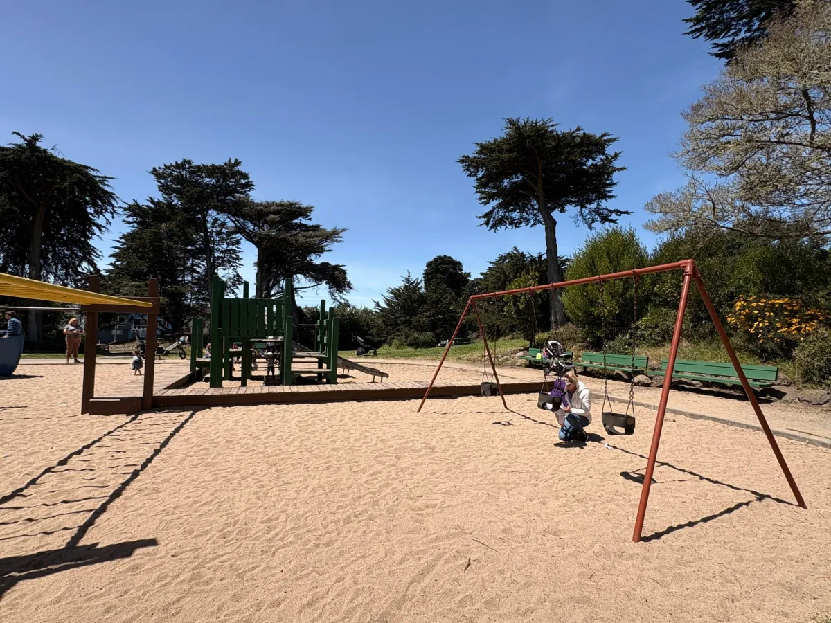 Bucket swings 