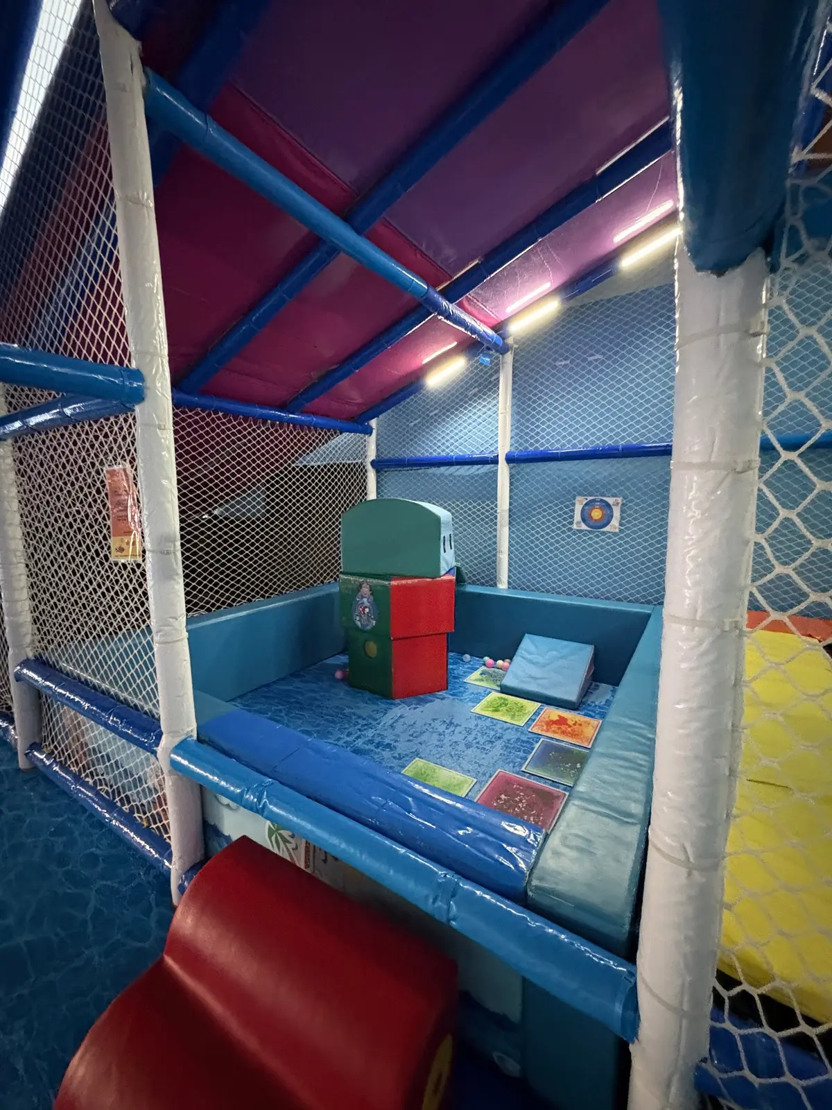 Funnel for blowing balls into the air
