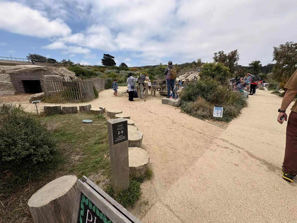 Entrance into the park