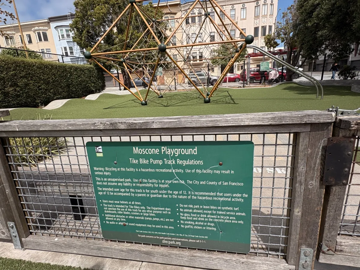 Rules for the Bike track