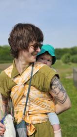 Knopen met een draagdoek