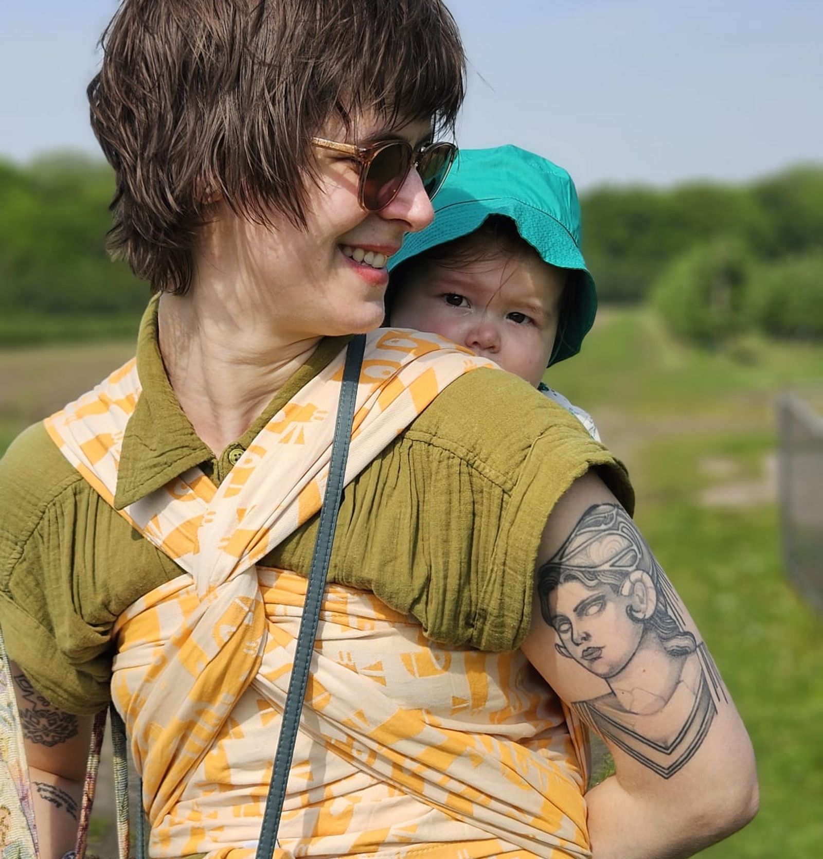 Knopen met een draagdoek