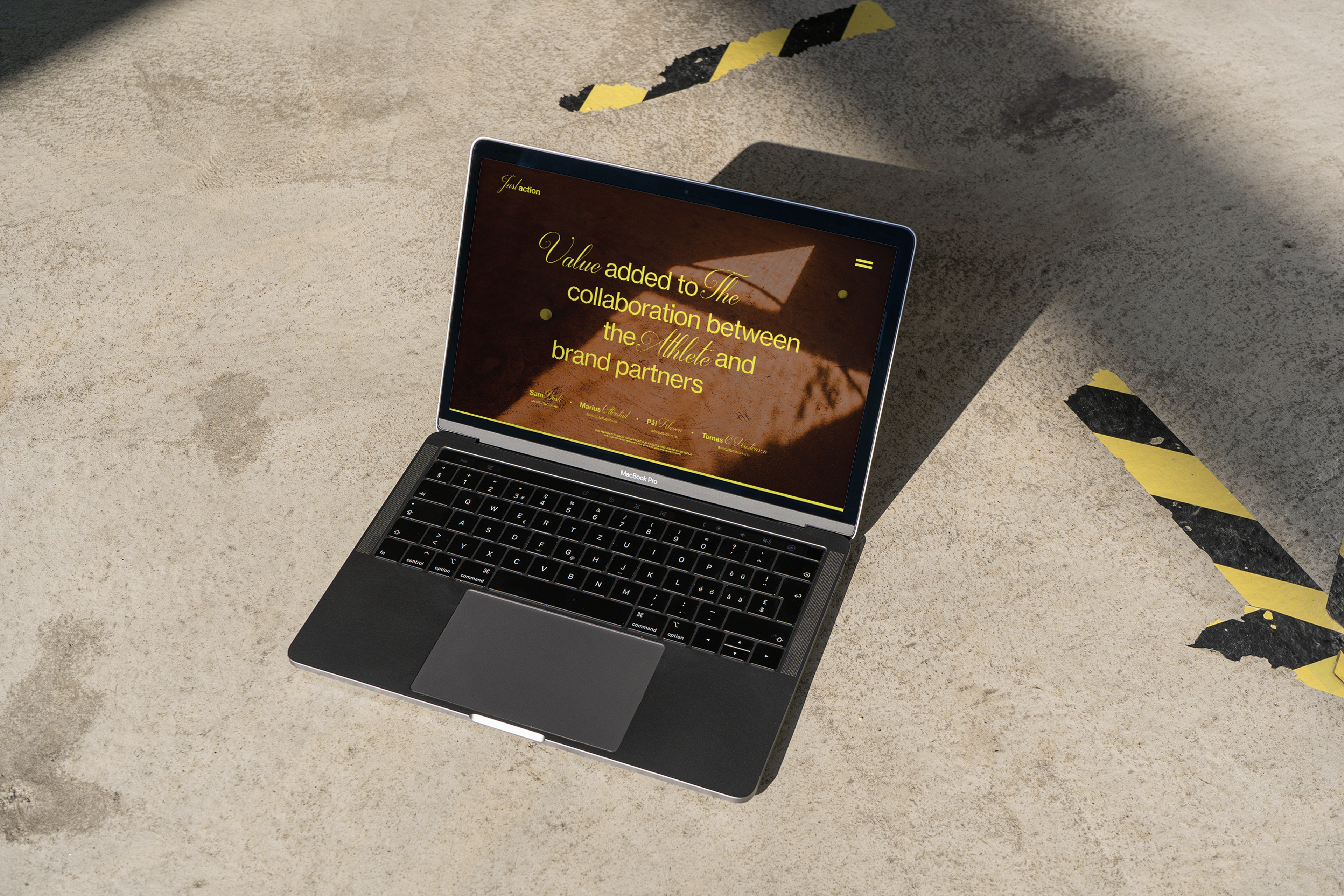 Just action branding photo