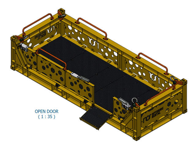 20ft Basket with side door