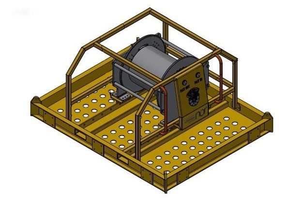 NOR Subsea Winch 10Te with Lifting Frame