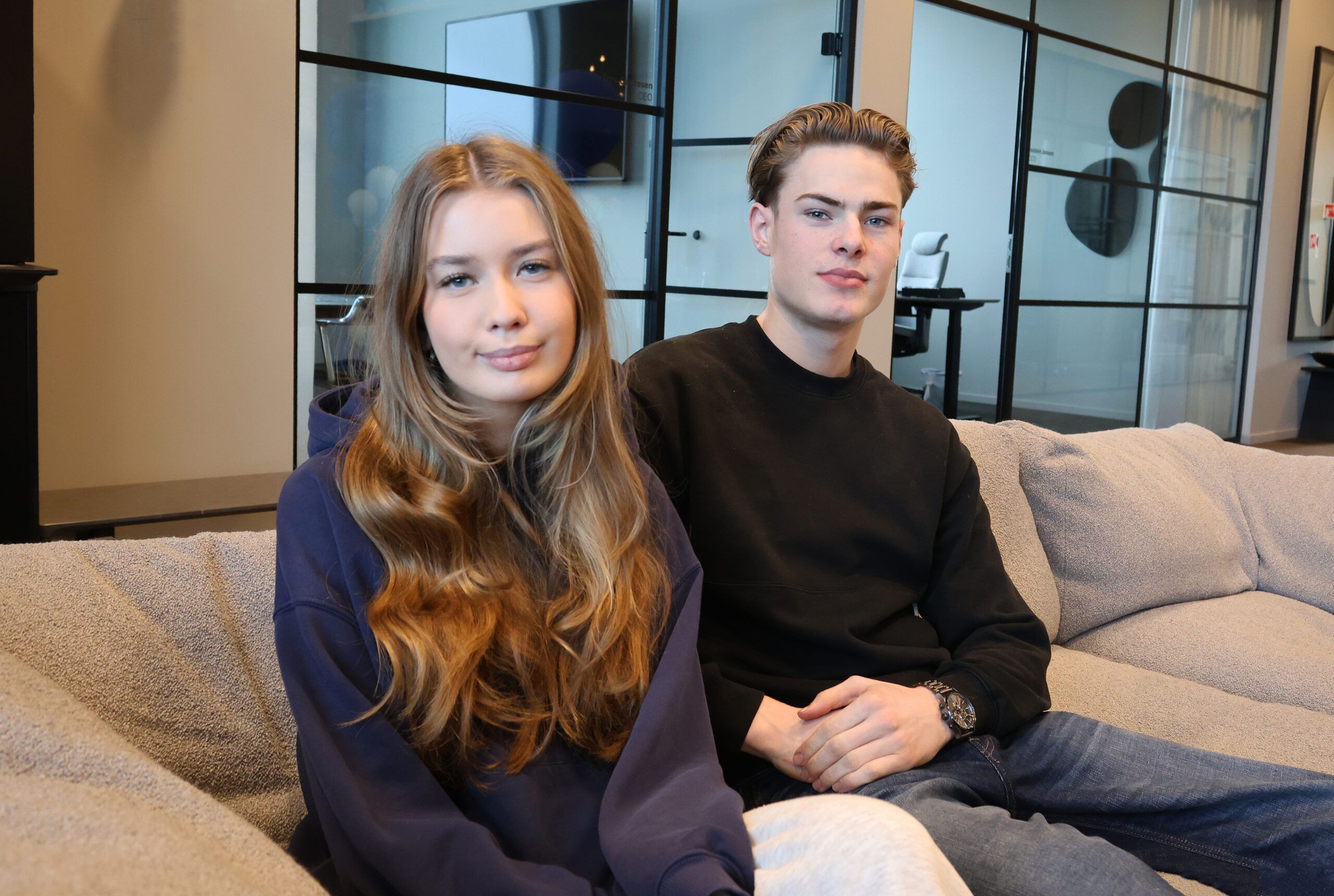Industri and Technology-students Emilie and Isac are getting valuable work experience at NOR Offshore Rental