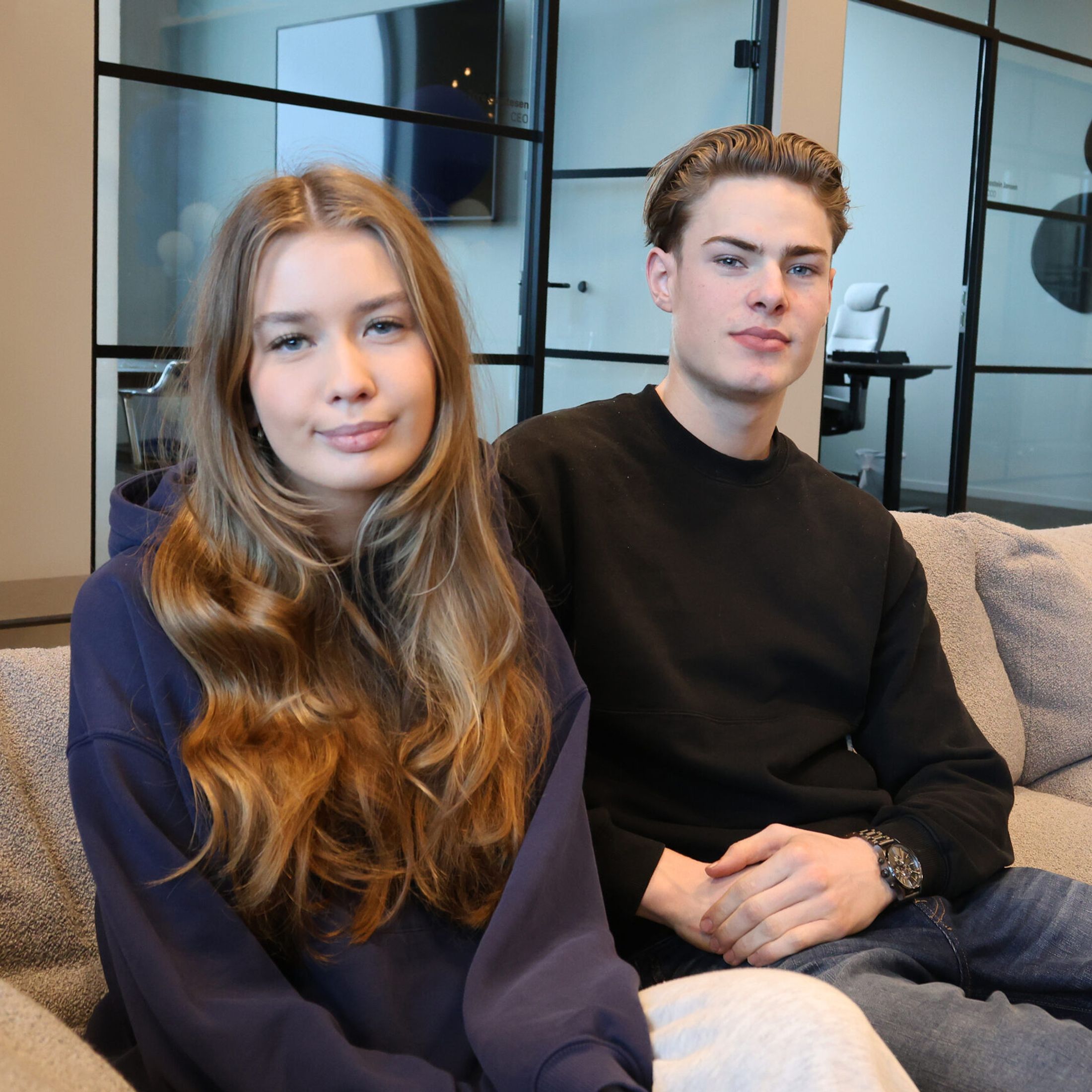 Industri and Technology-students Emilie and Isac are getting valuable work experience at NOR Offshore Rental