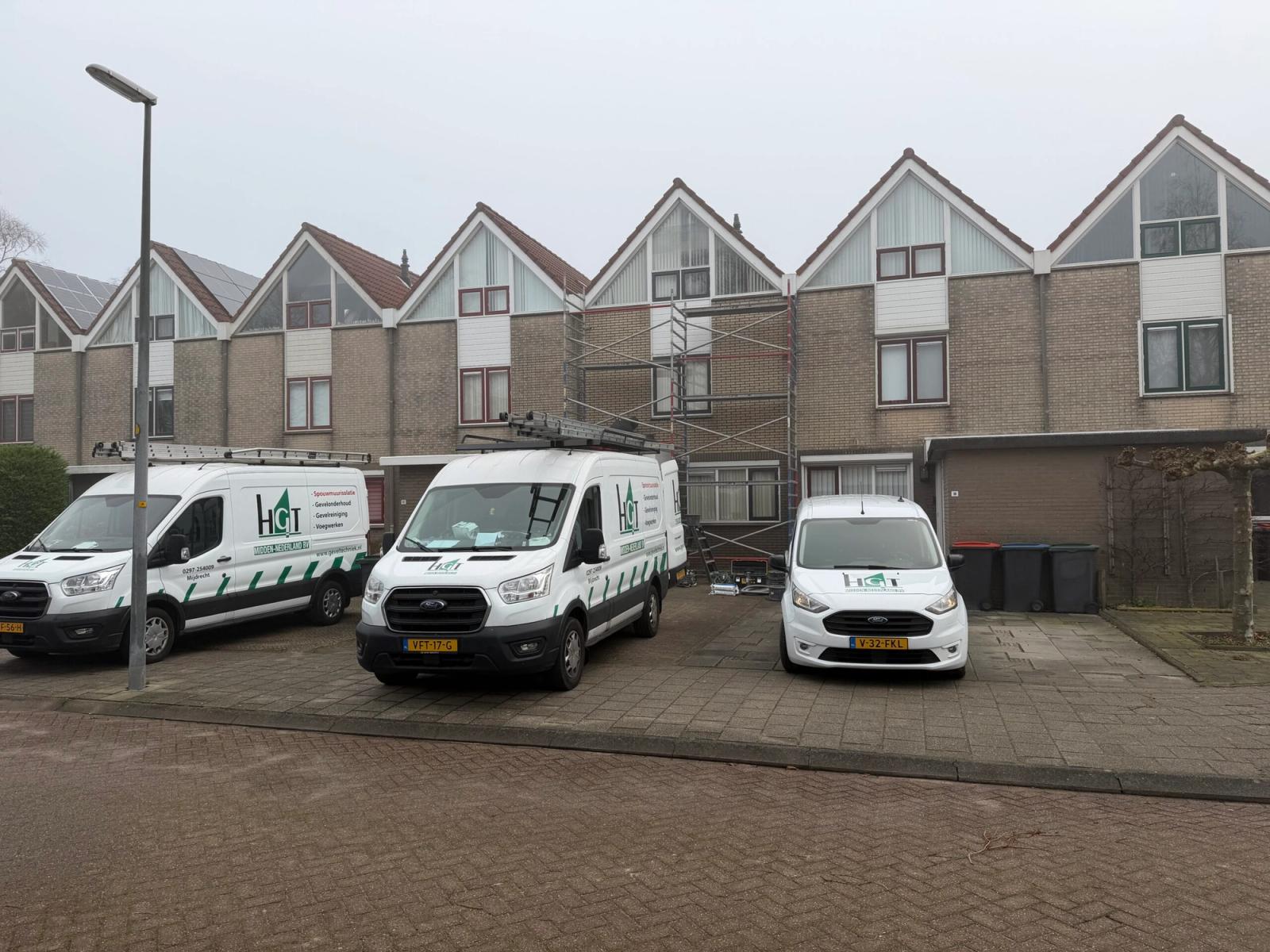 Voegwerk vervangen en lood aanbrengen woningen Uithoorn