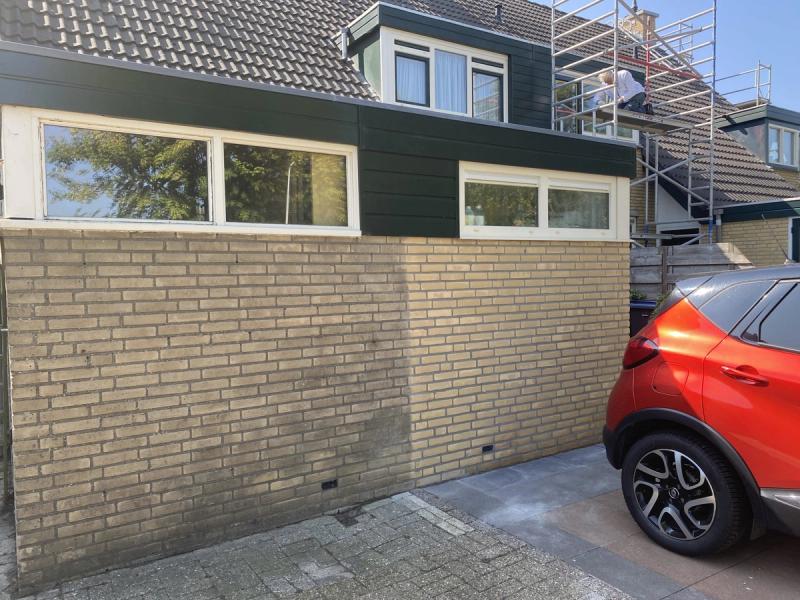 Voegen,stralen,hakken, HD-Reinigen van 3 woningen in de Kwakel