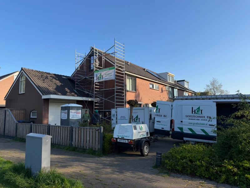 Gevelonderhoud woningen Kudelstaart