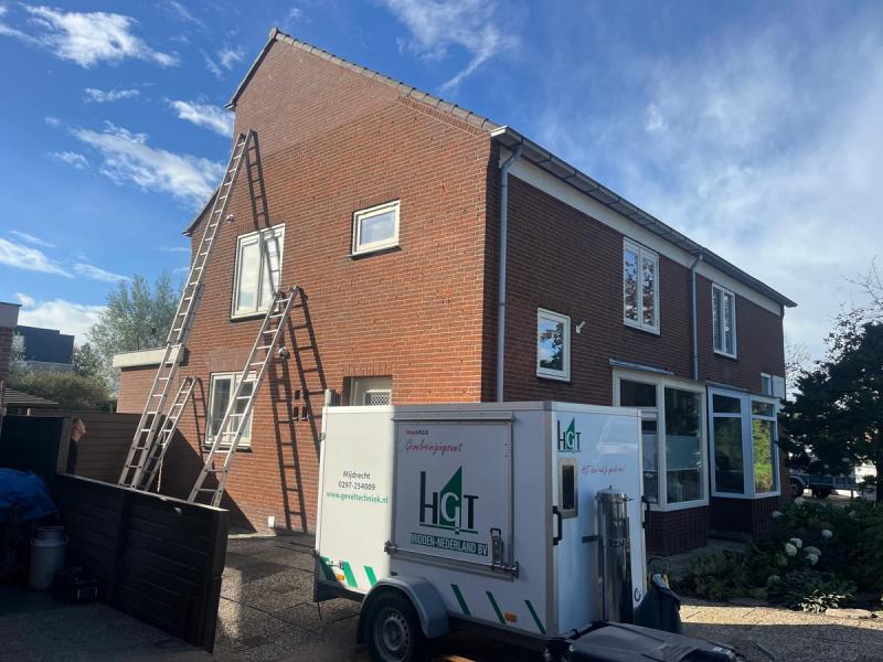 Spouwmuur isolatie/gevelreiniging Vinkeveen
