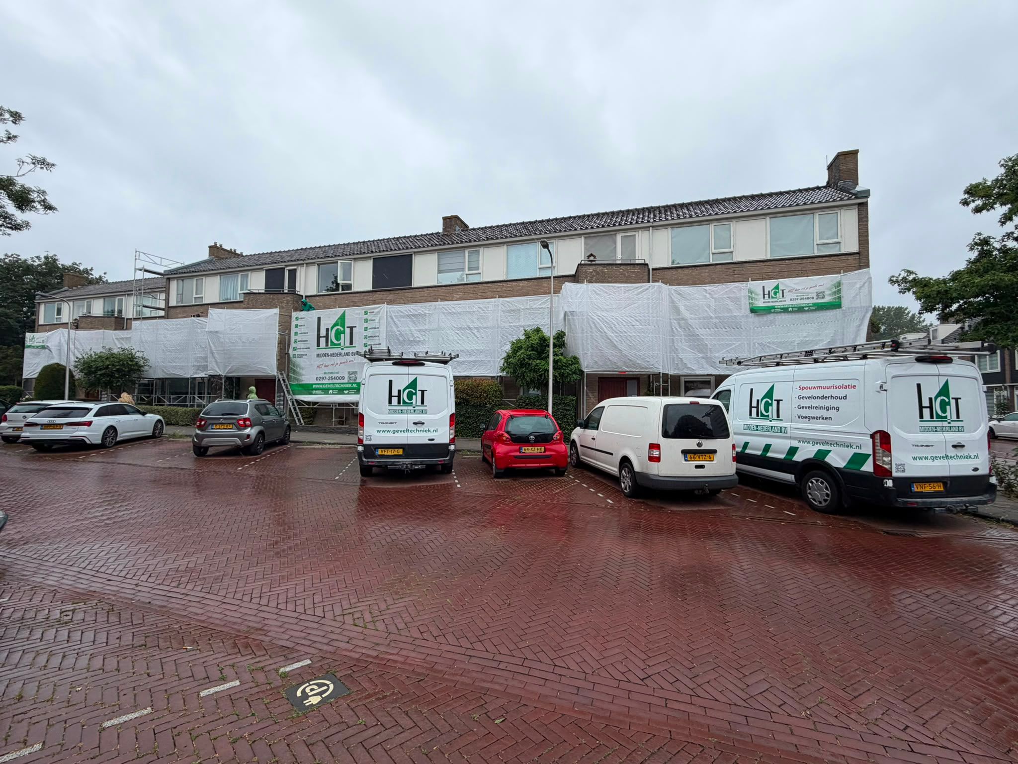 Lintvoegwapening en Spouwankers en en stalenlatei plaatsen Heemstede