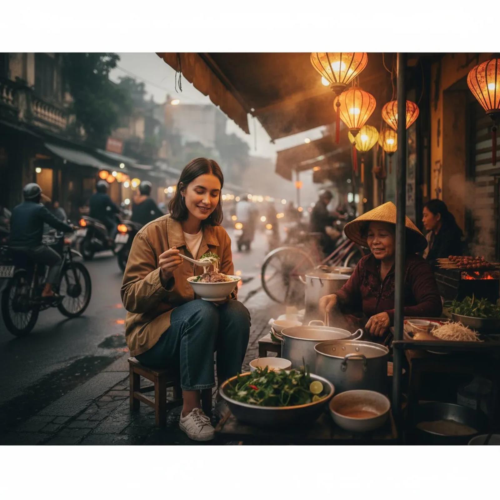Soupe vietnamienne phở au poulet : secret de Hanoi