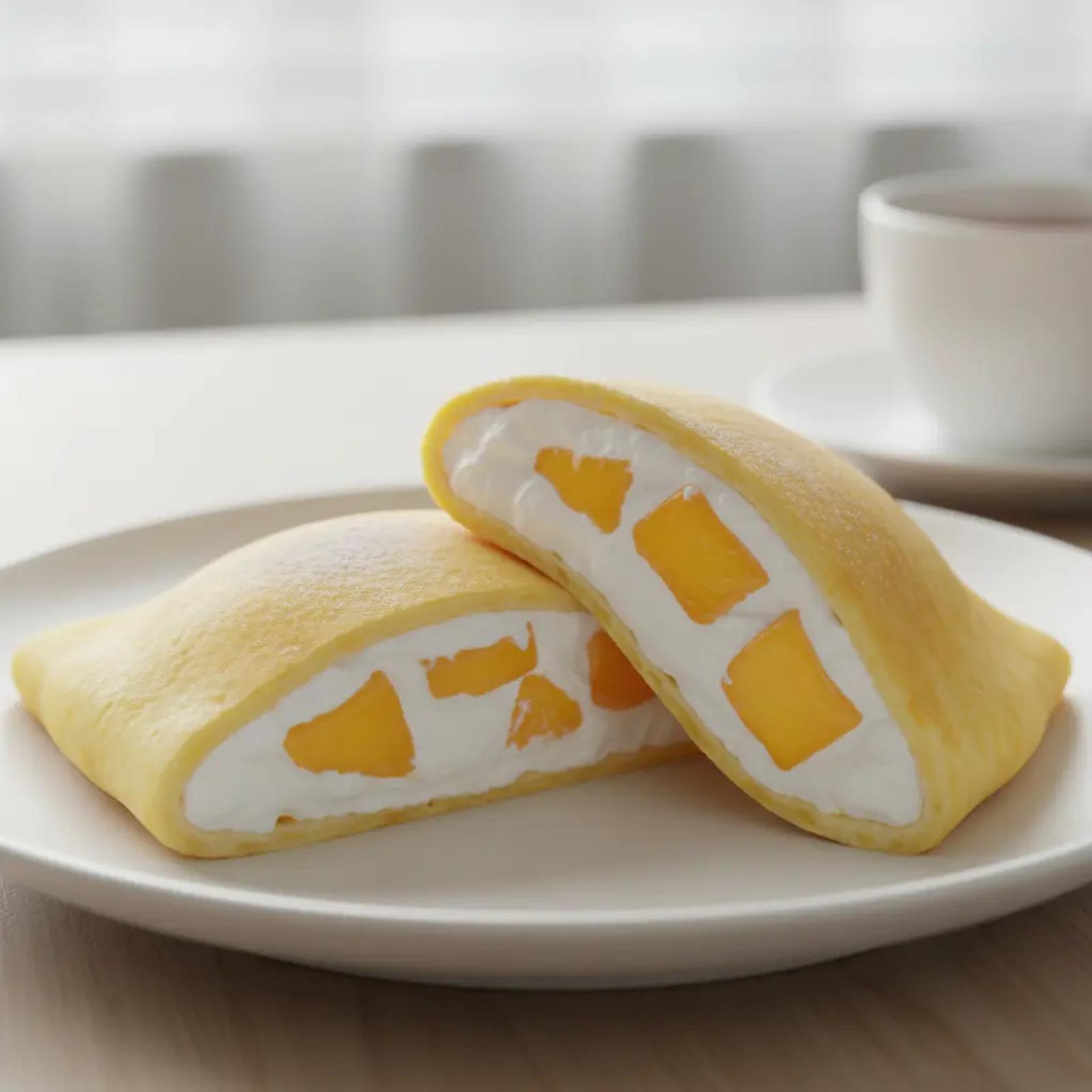 Mango pancake : recette maison du dessert de Hong Kong