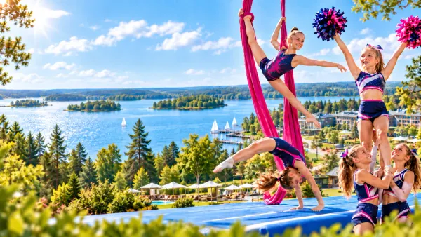 mazury oboz aerial akrobatyka