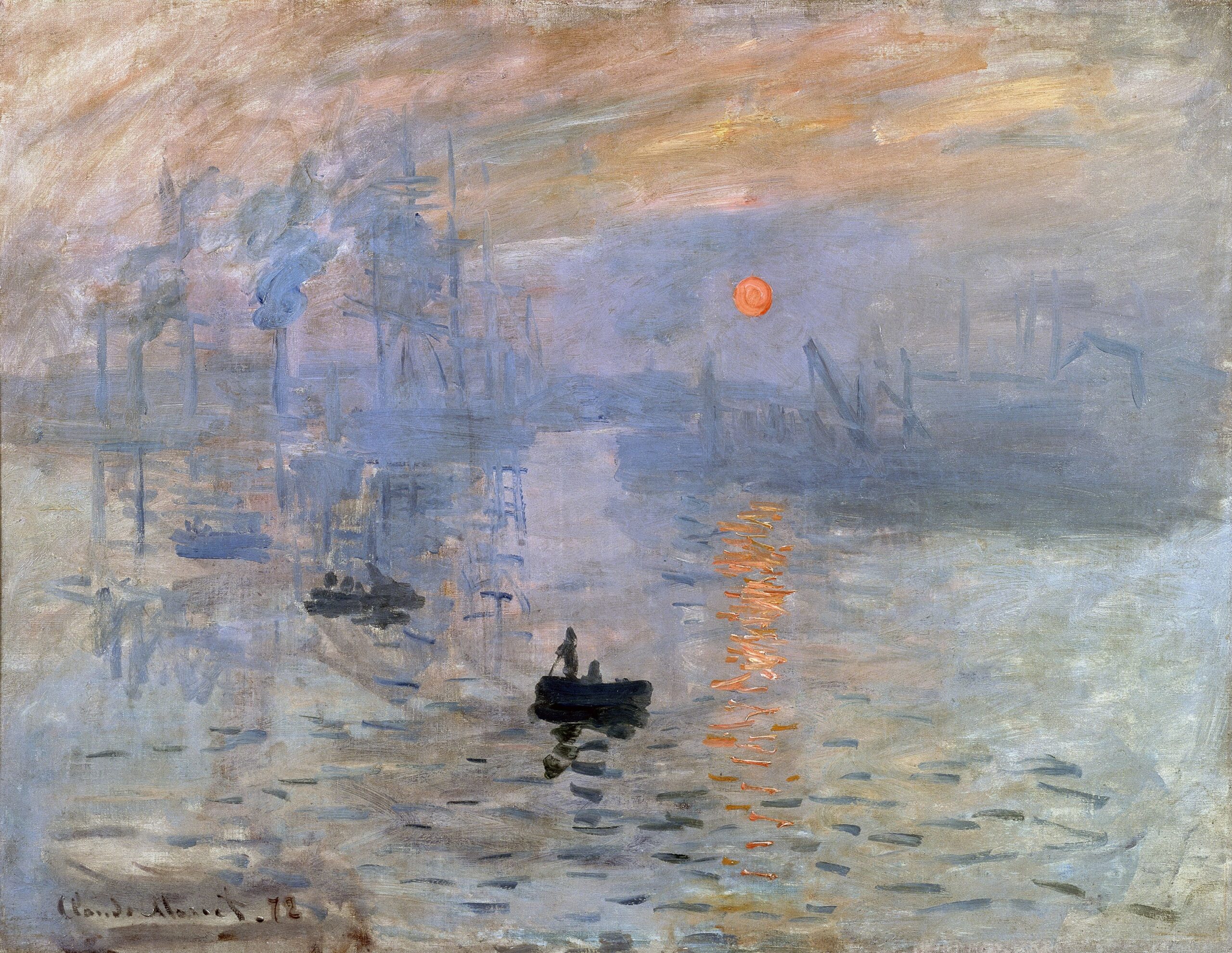 Claude Monet’s Impression, Sunrise (1872)