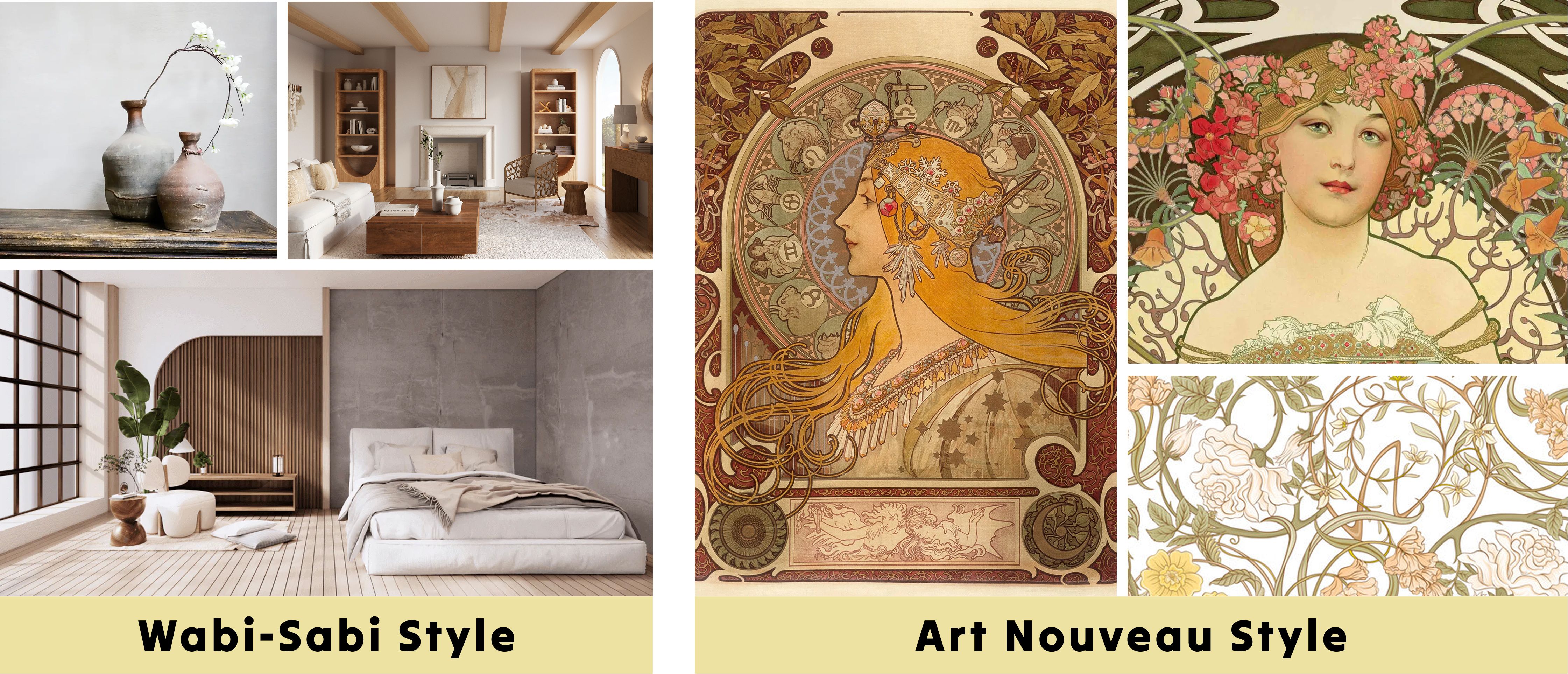 Wabi-Sabi interiors, home deco