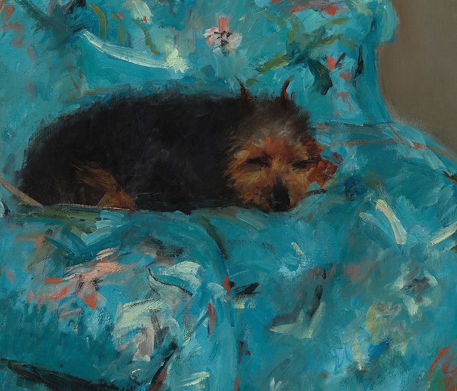 Mary Cassatt (1844-1926) Little Girl in a Blue Armchair