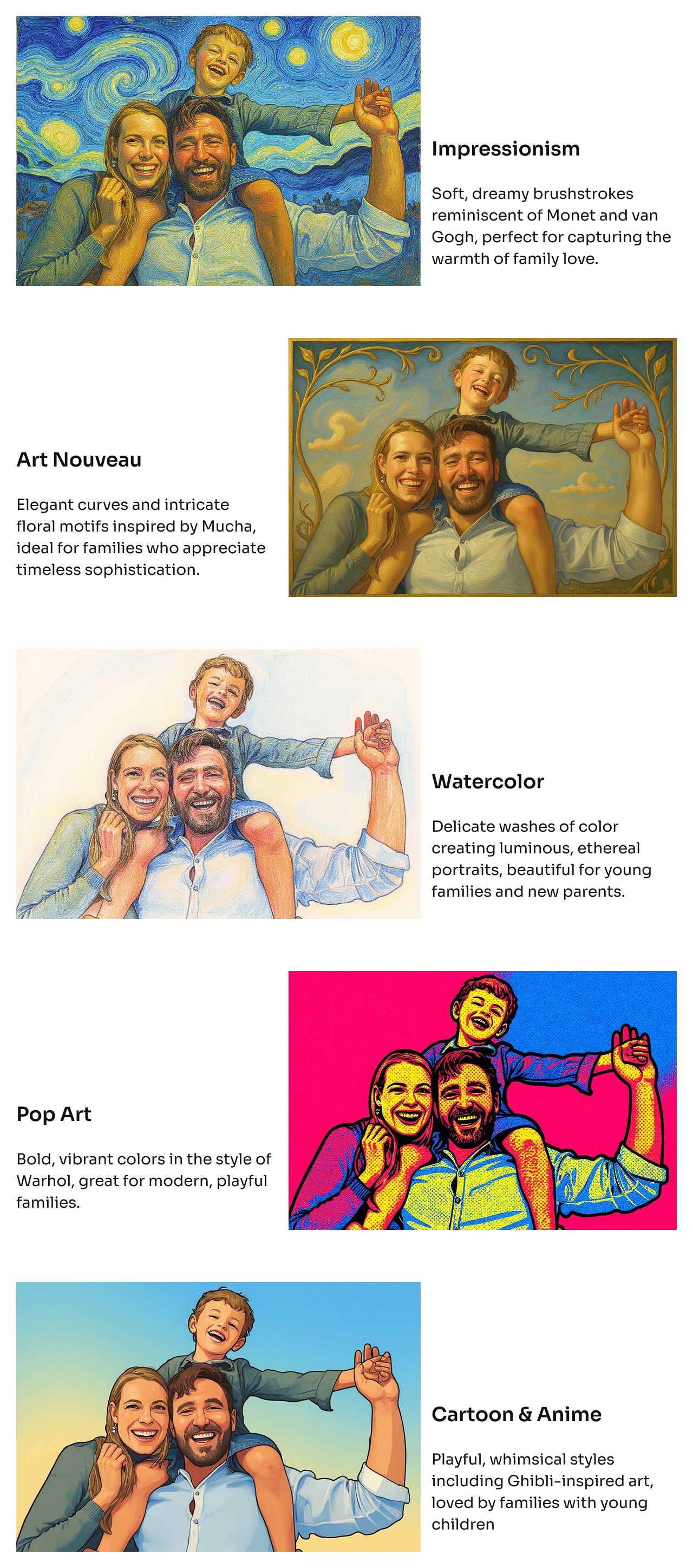 Custom Family Portraits