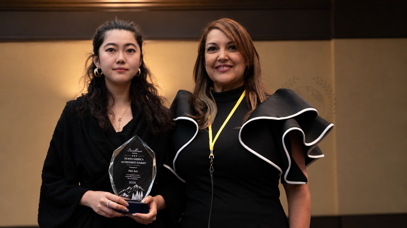 Pet Art receives an Excellence Award at the 2026 North America Investment Summit in Orange County, California.