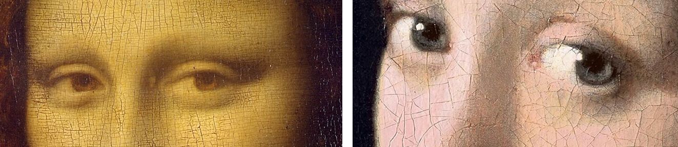 mona lisa eyes