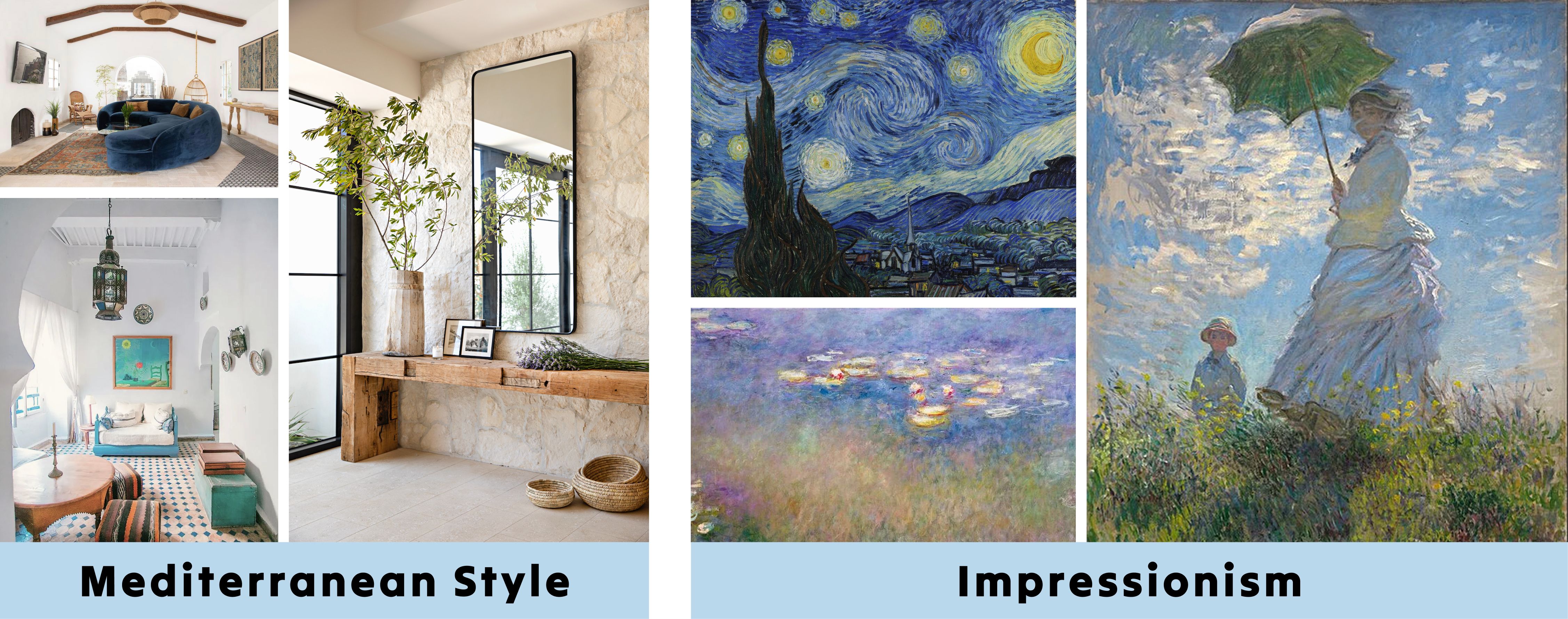 Mediterranean style, Impressionism