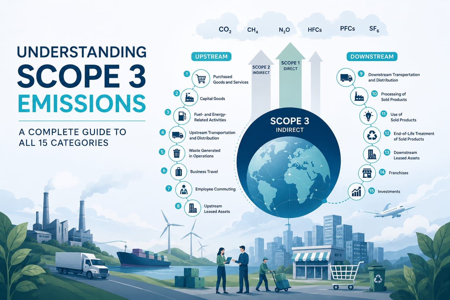 Understanding Scope 3 Emissions: A Complete Guide to All 15 GHG Protocol Categories
