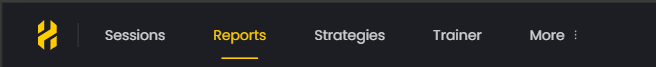 FlopHero top navigation bar with the Reports tab highlighted.