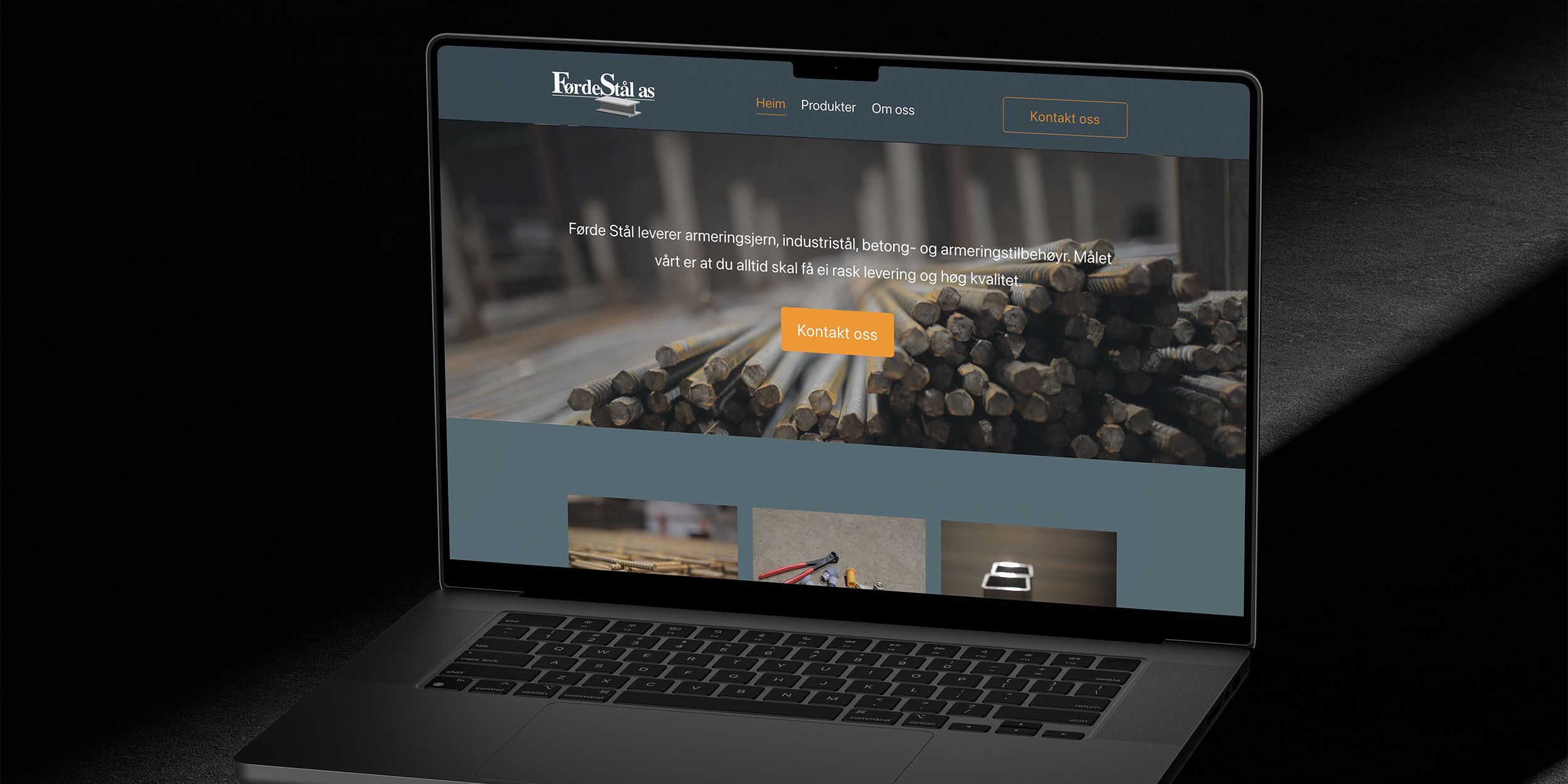 Skjermbilde av fordestaal.no