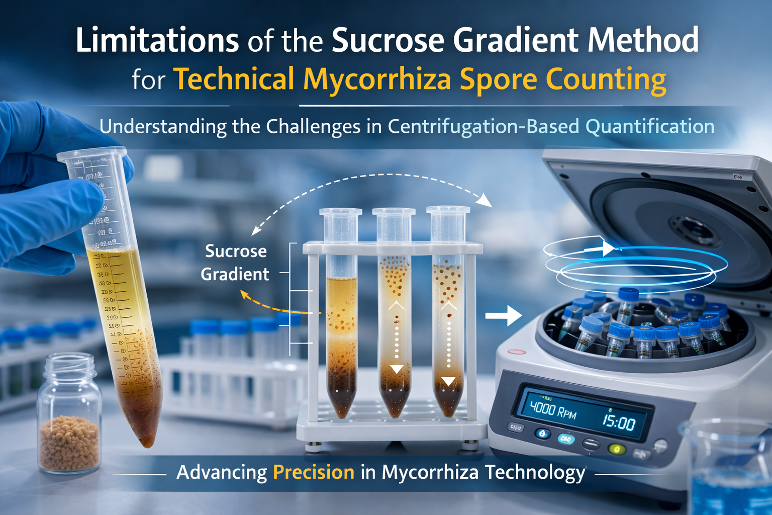 Limitations of the Sucrose Gradient Method for Technical Mycorrhiza Spore Counting