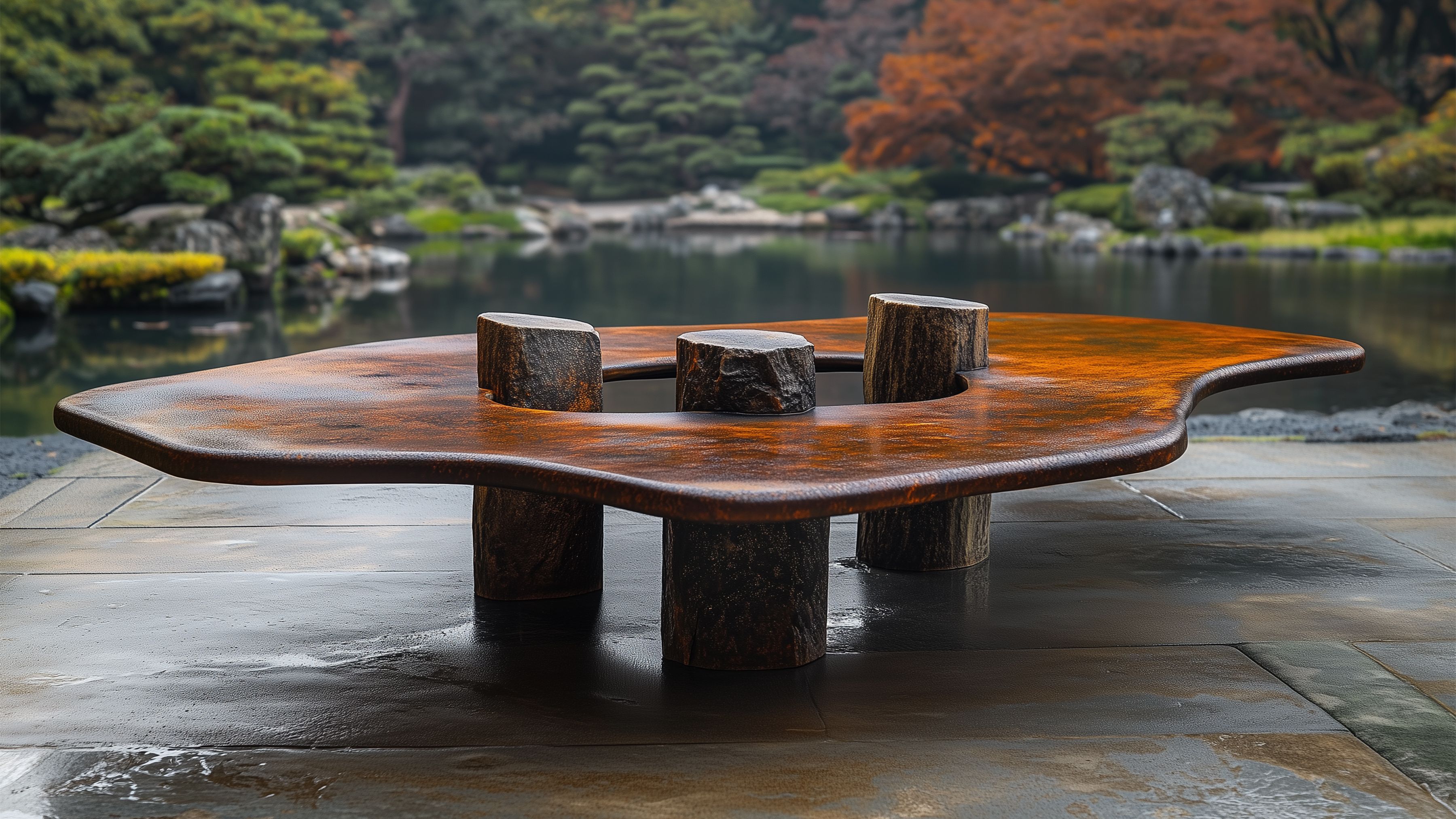 Ateliers Courbet Michel Amar Ishigumi Low Table