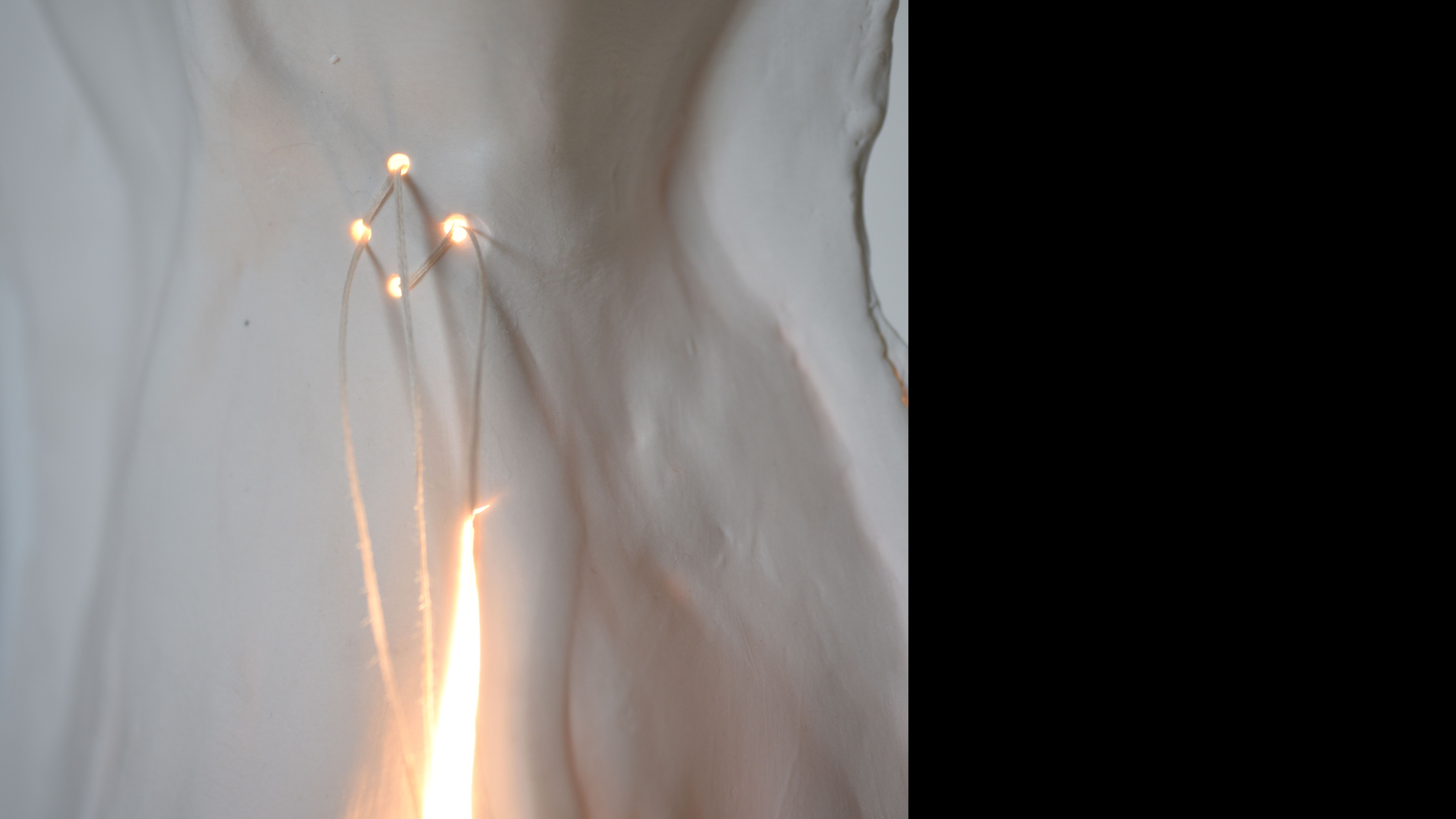 Iris Nesher Ateliers Courbet Porcelain Ceramic Lamp