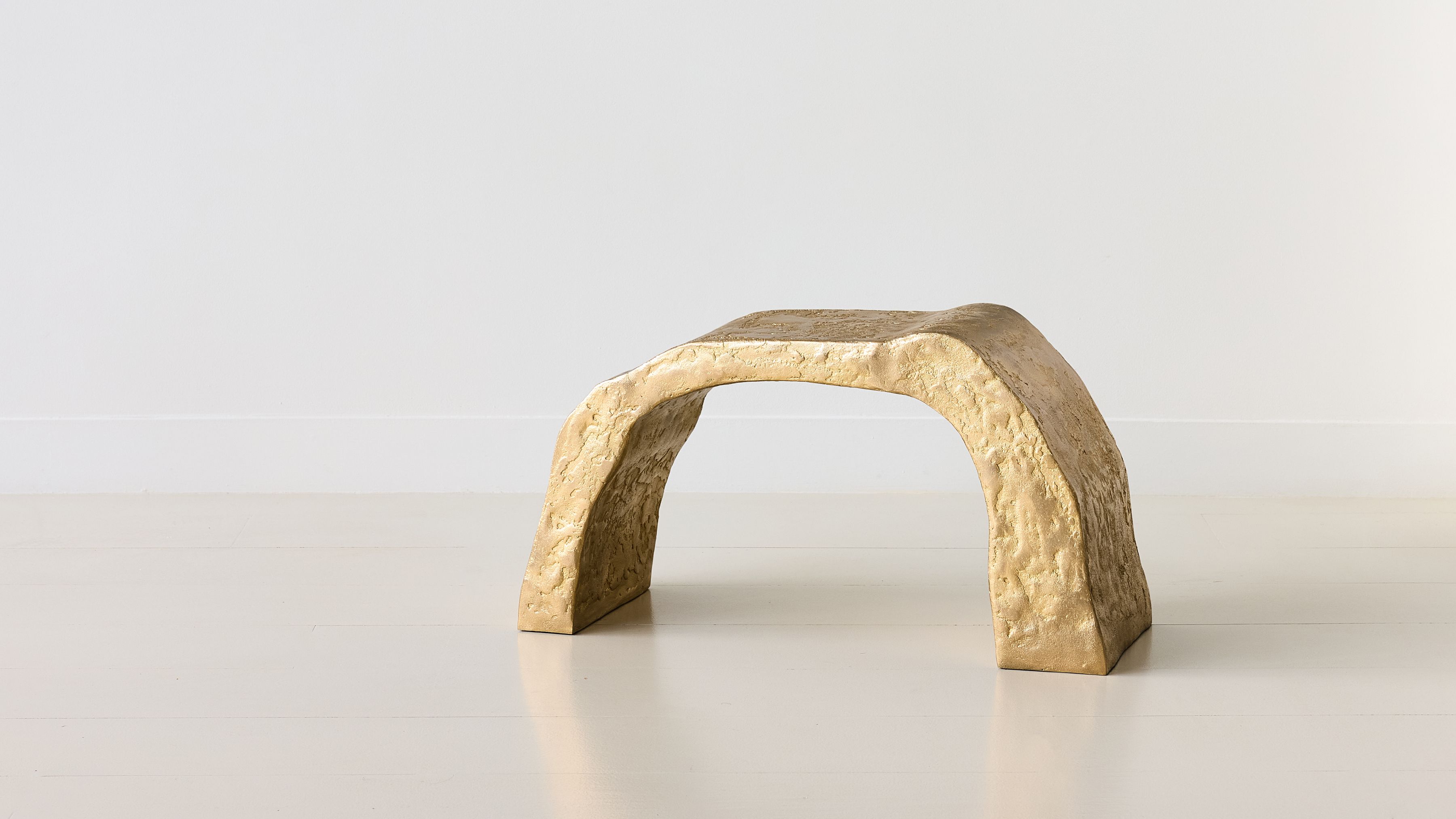 Pierre Bonnefille Ateliers Courbet Rhizome Stool C Bronze Doré
