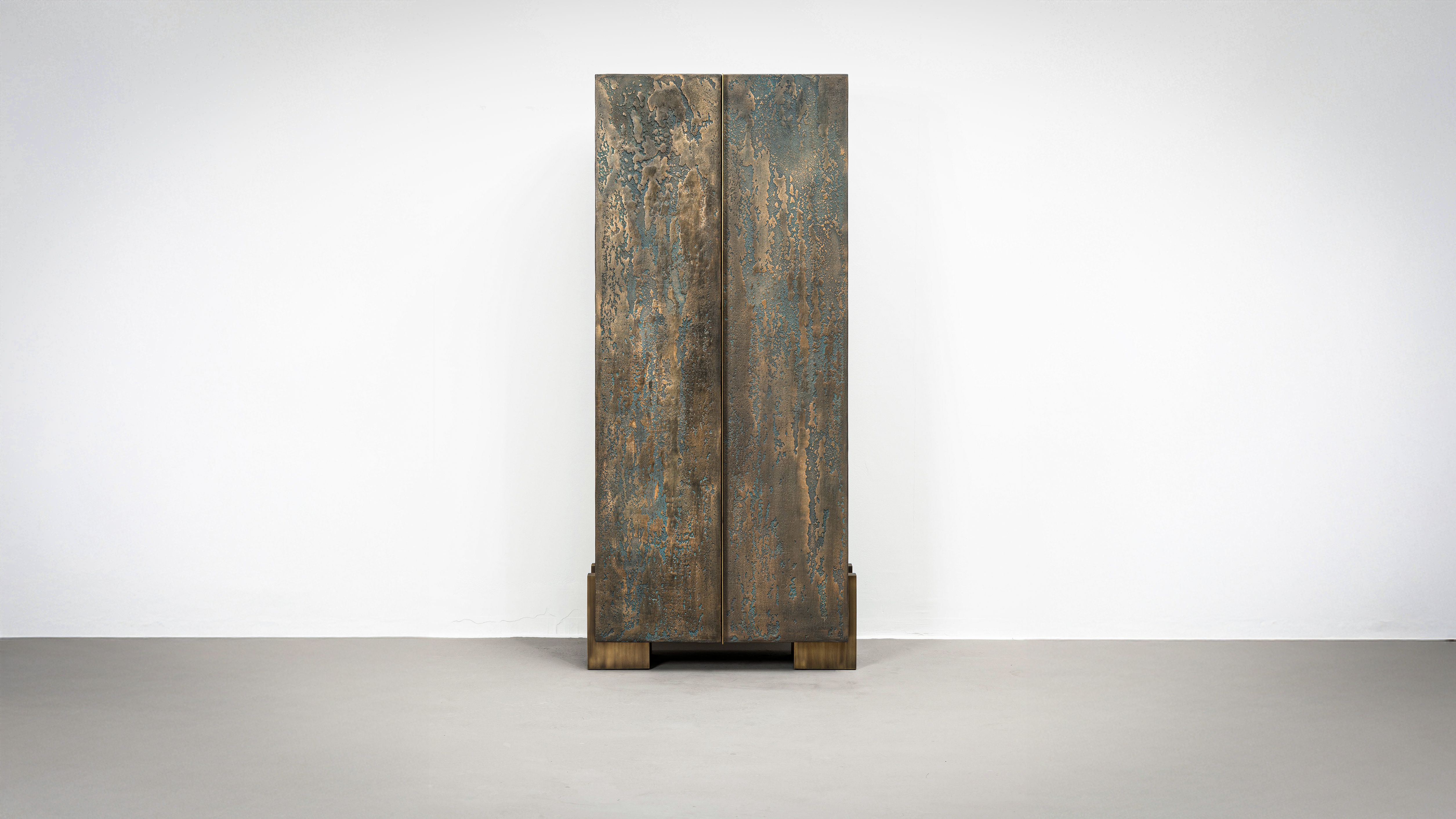 Pierre Bonnefille Ateliers Courbet Armoire Bloc Vert de Gris