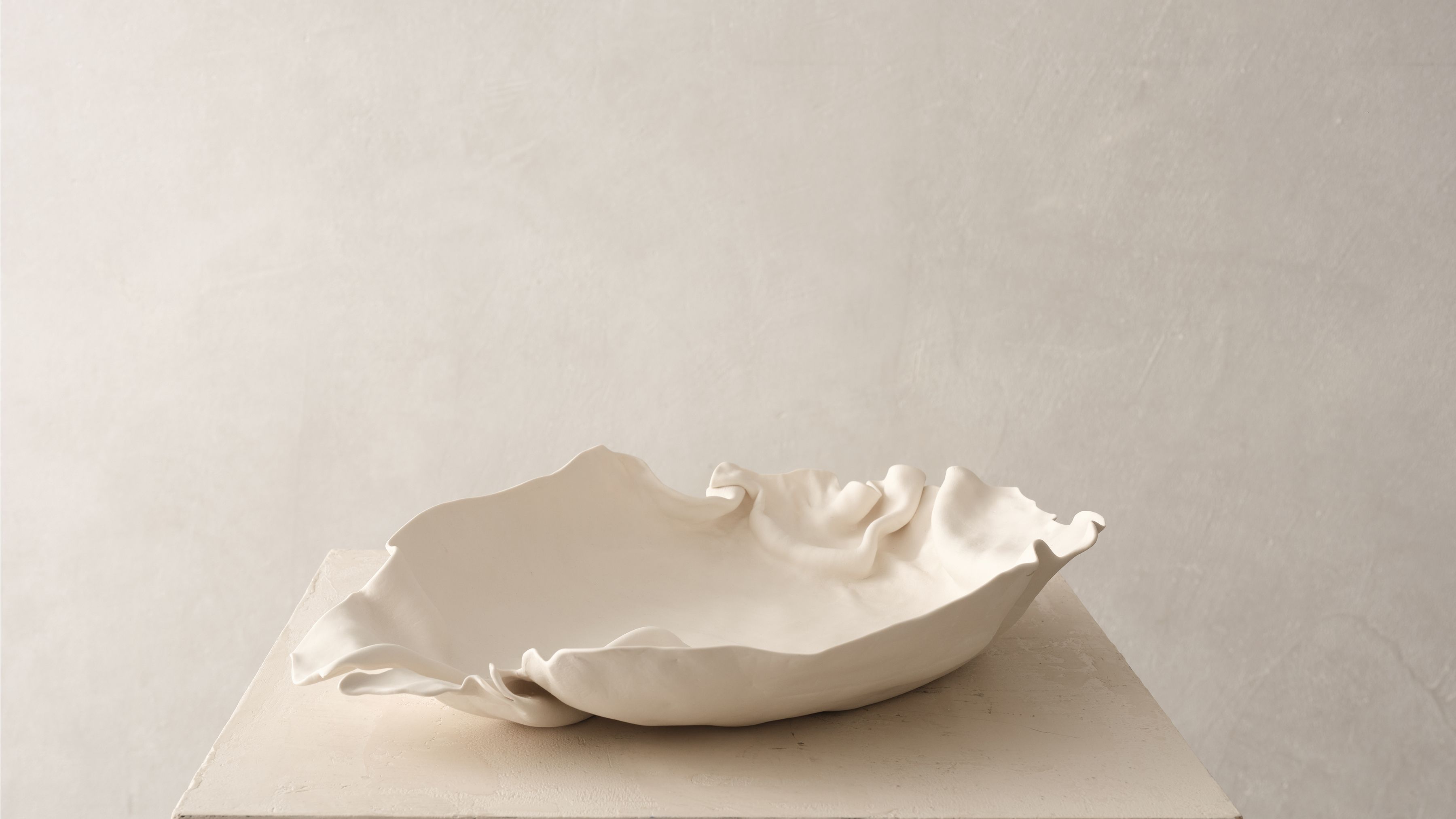 Ateliers Courbet Iris Nesher Porcelain Centerpiece