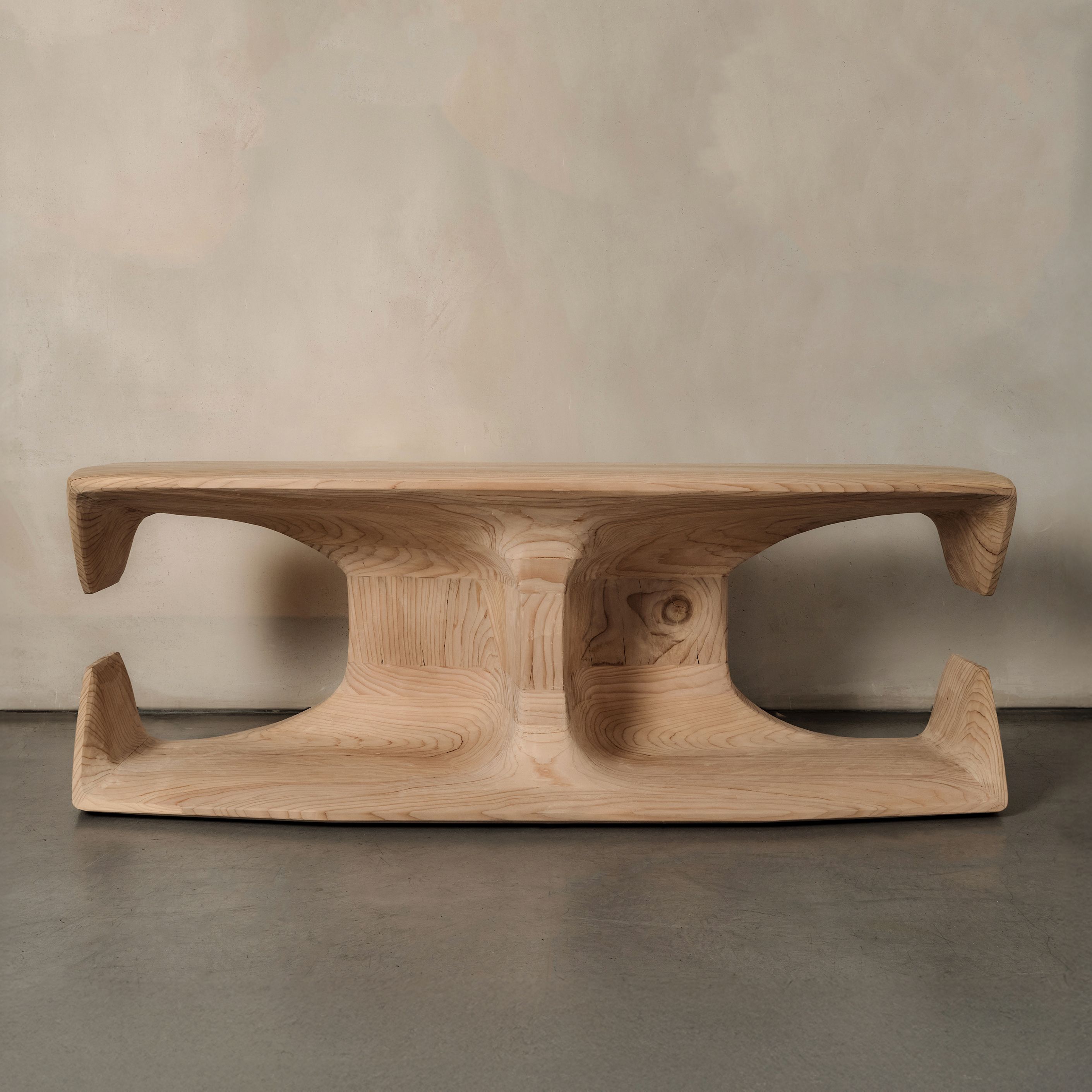 Pierre Yves Guenec Ateliers Courbet Anatomies Module Hand Carved Cedar