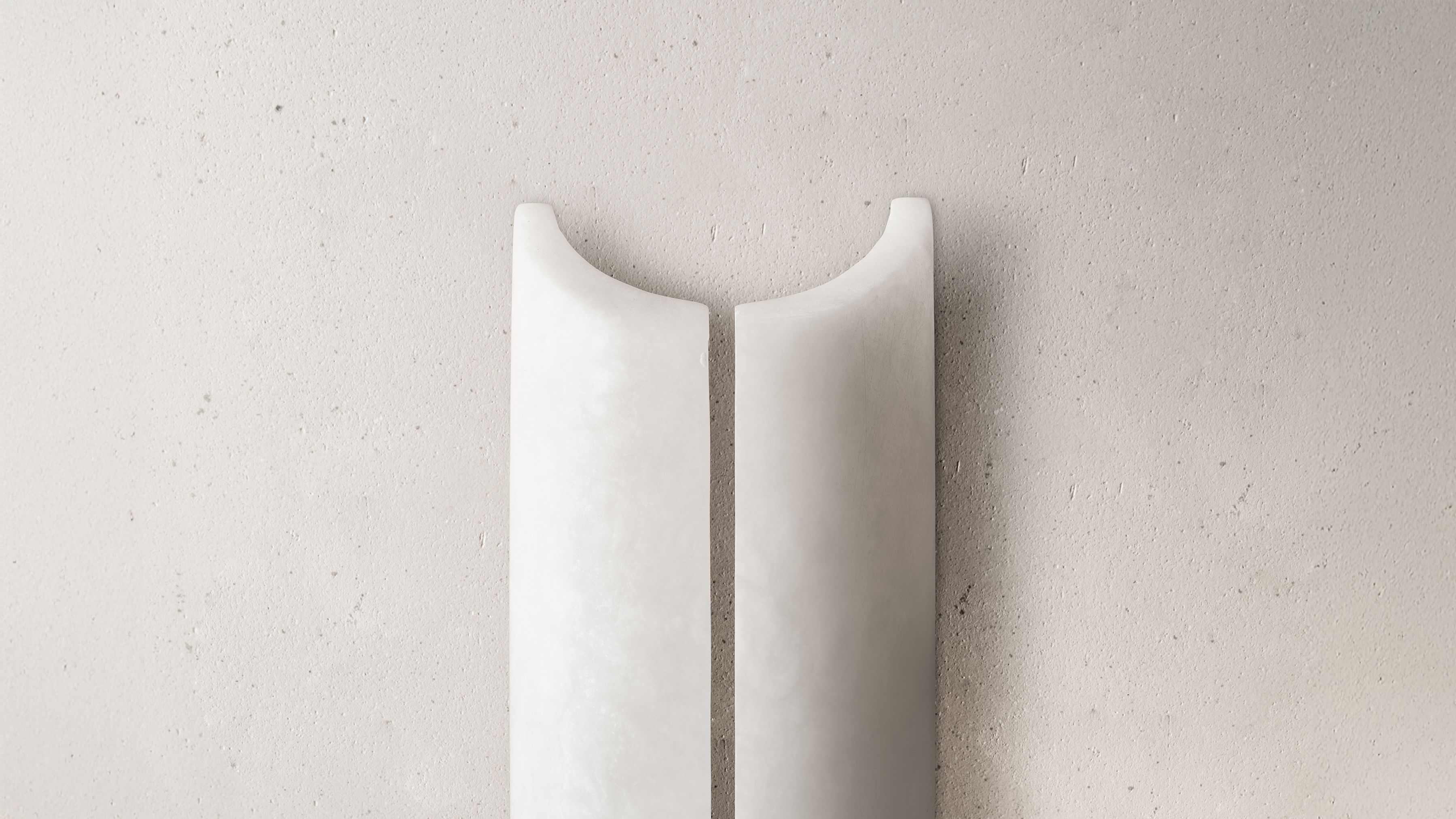 Michel Amar Louise Sconce Alabaster