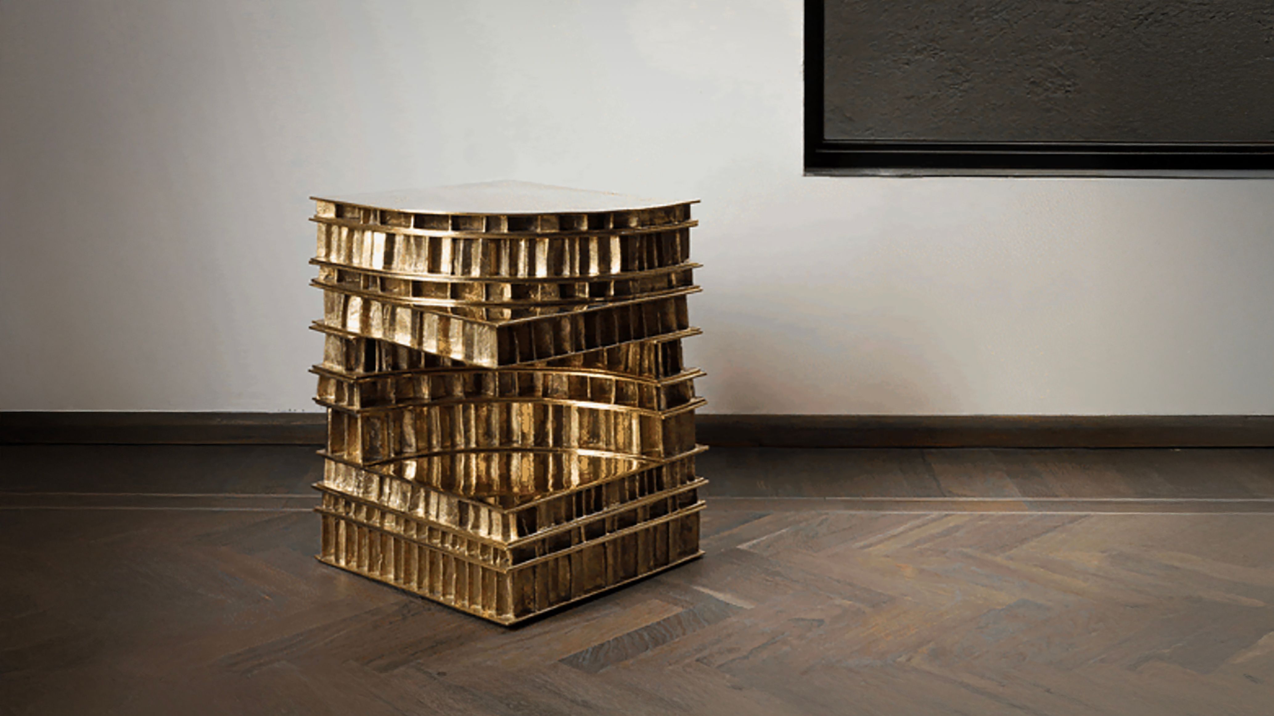 Ateliers Courbet Hector Esrawe Design Gear Table Bronze