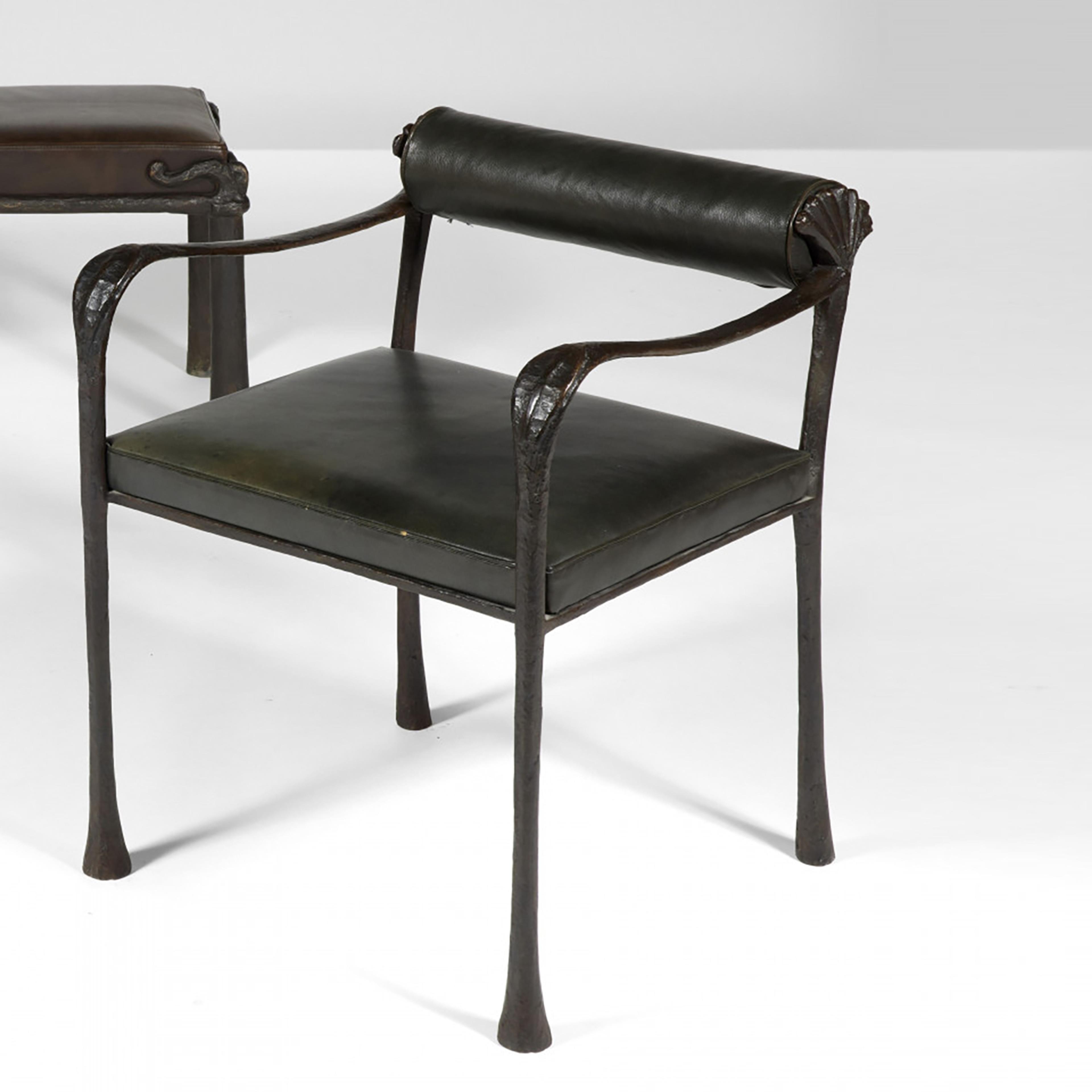 Philippe Anthonioz M021 Bronze Chair Ateliers Courbet