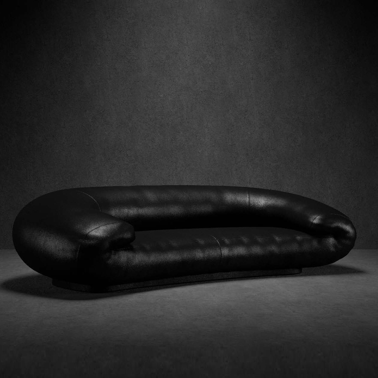 Pieter Maes Ateliers Courbet Fold Sofa Black