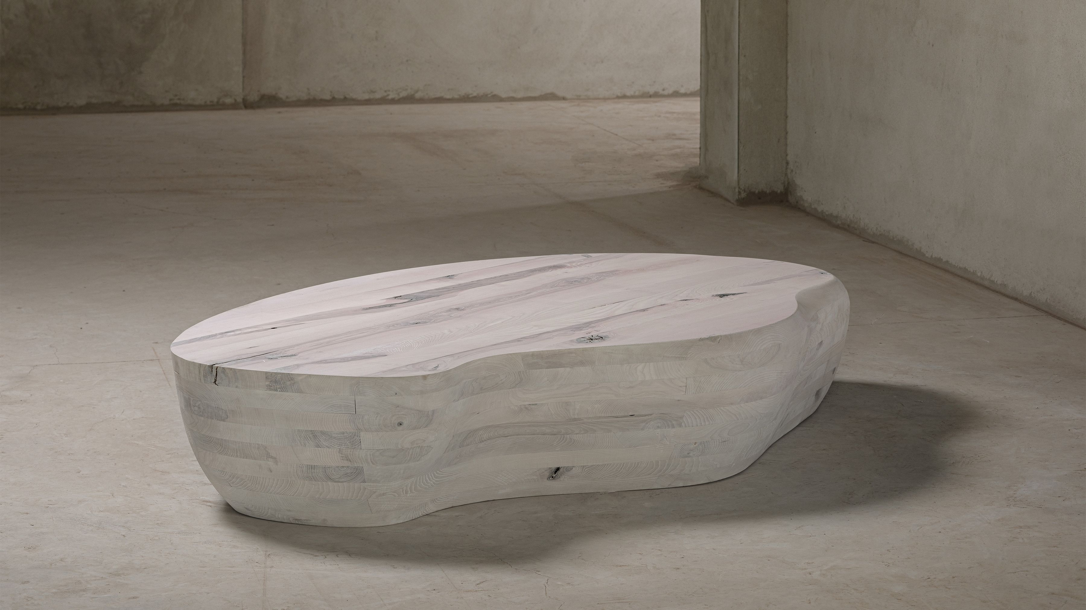 Ateliers Courbet Hamza Kadiri White Pebble Coffee Table