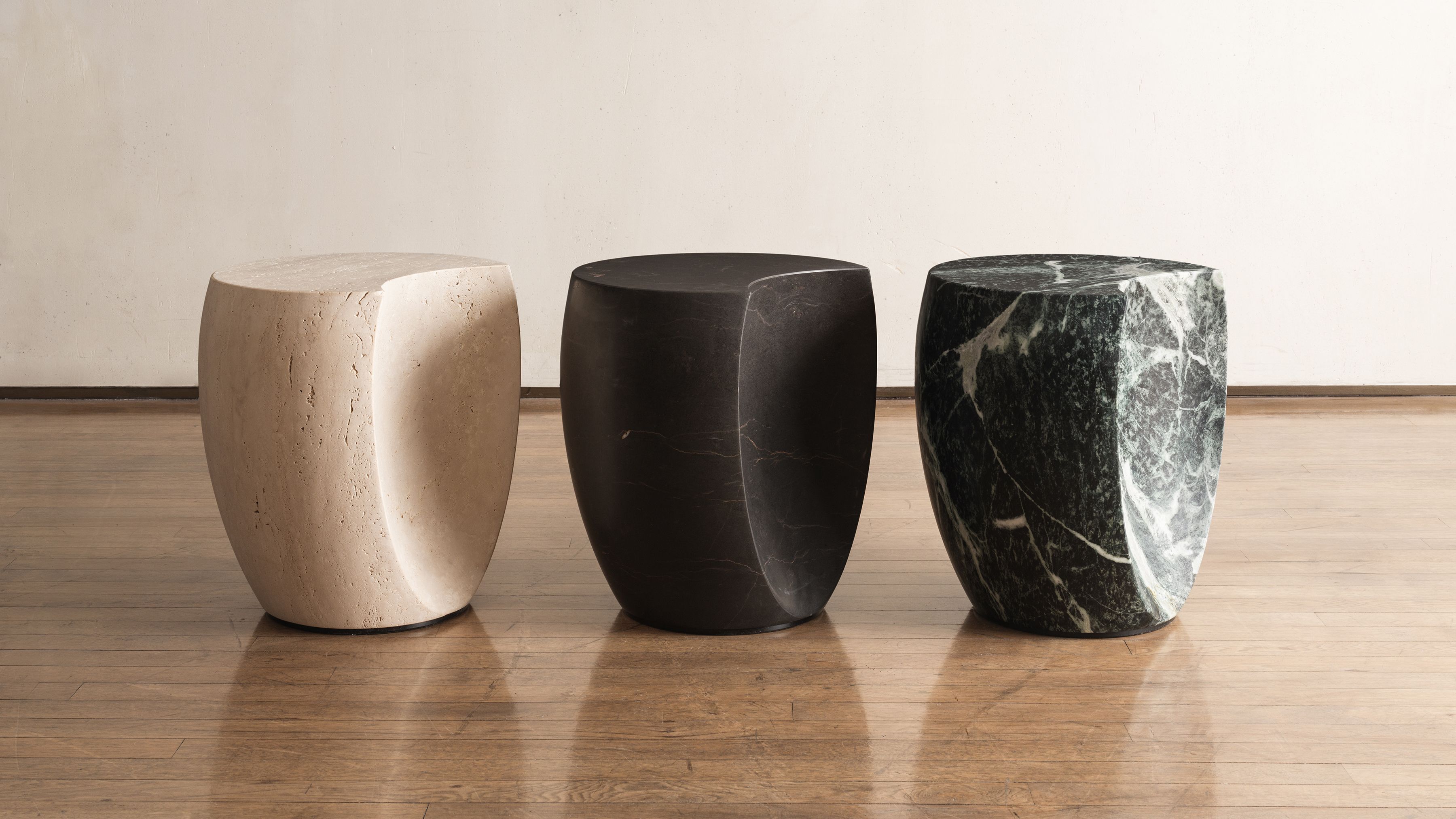 Drops Marble Side Table by Veronica Mar at Ateliers Courbet