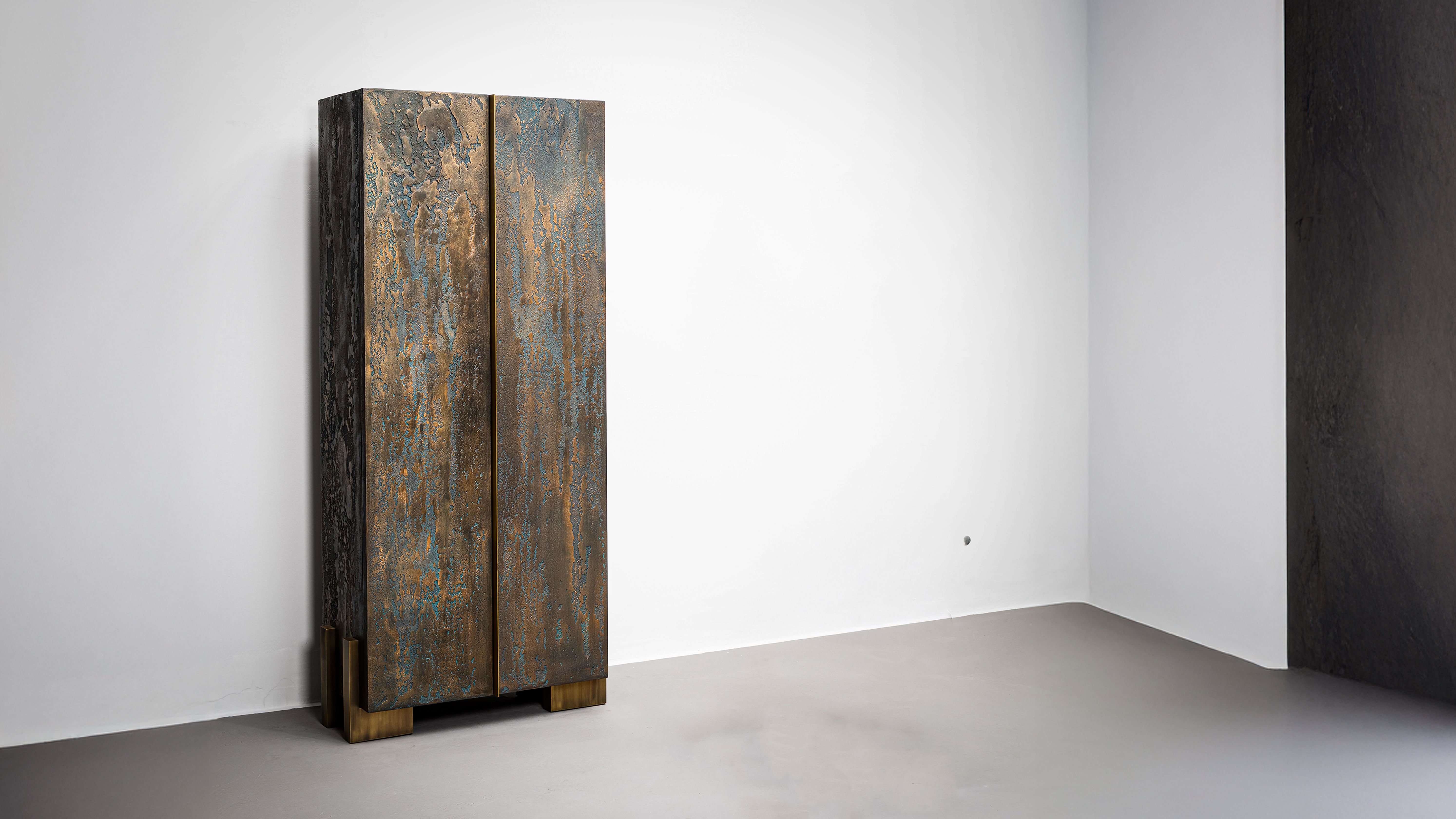 Pierre Bonnefille Ateliers Courbet Armoire Bloc Vert de Gris