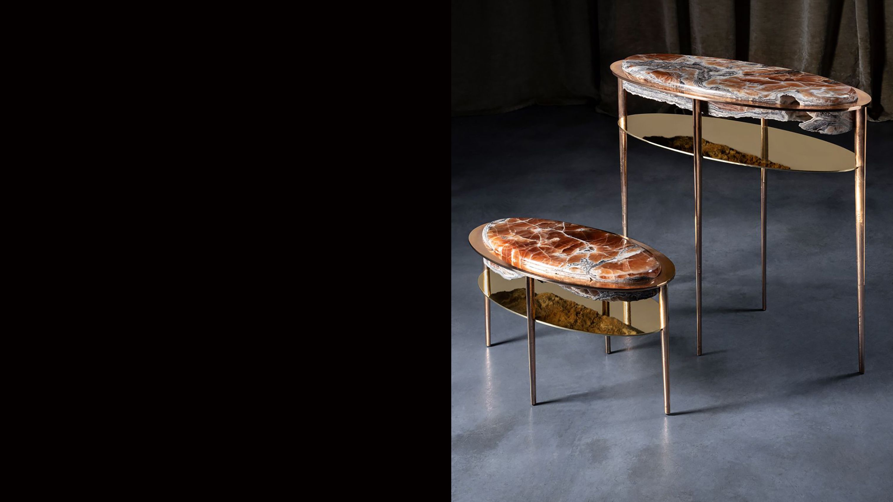 Gianluca Pacchioni Ateliers Courbet Cremino O Nebula Furniture Accent Tables Side Tables
