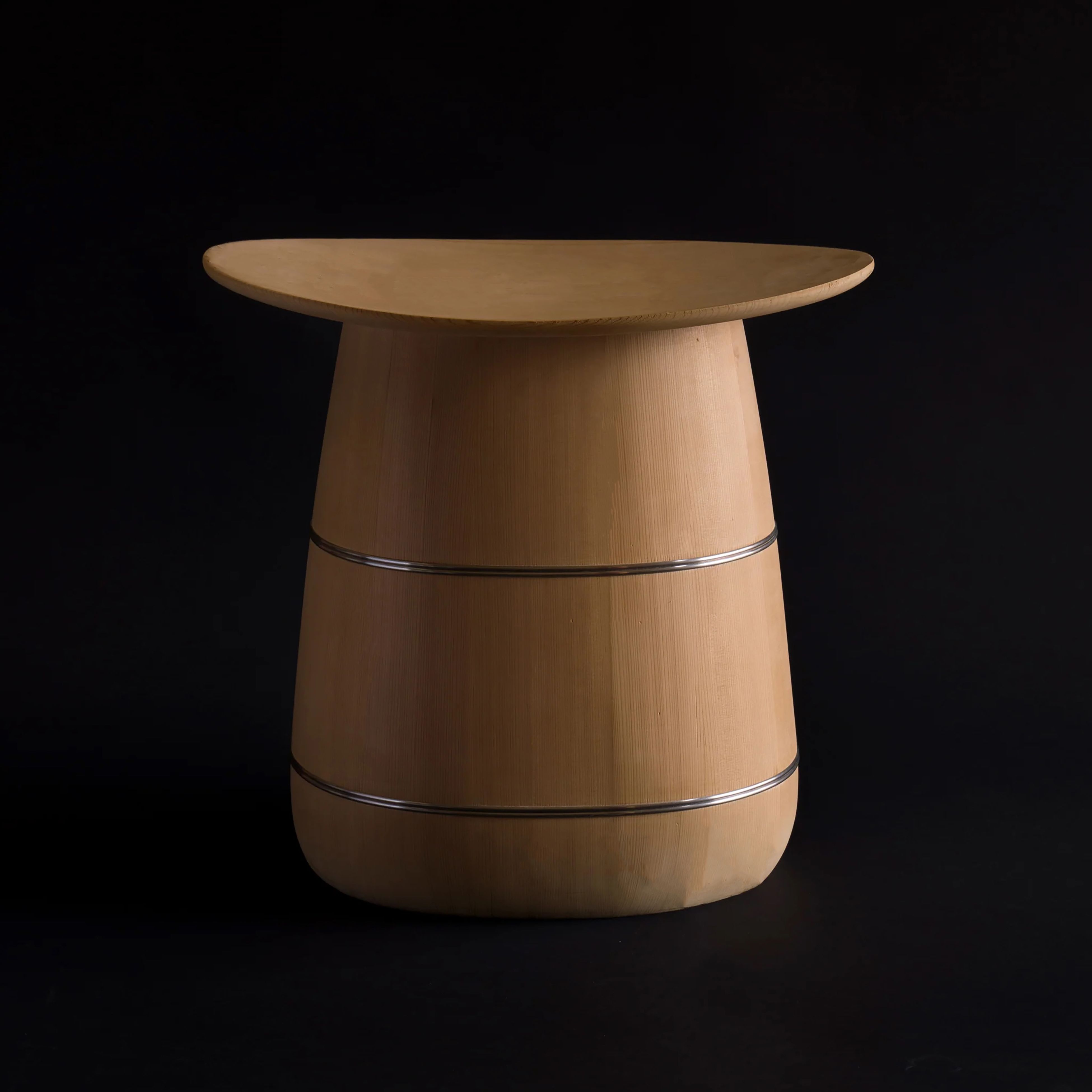Shuji Nakagawa Mokkougei - Ateliers Courbet Ki Oke Stool