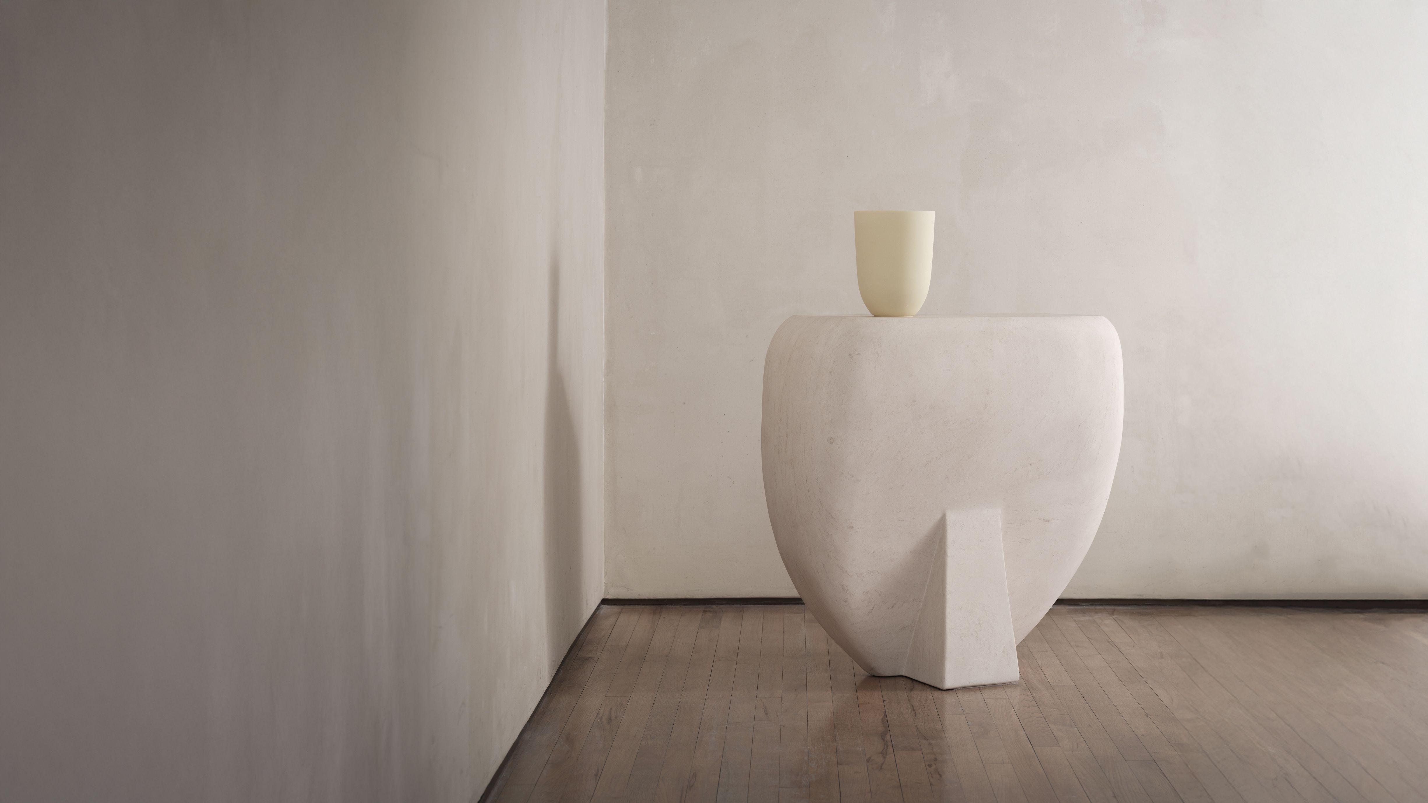 Mauro Mori Design at ateliers Courbet Console Sculpture Stone