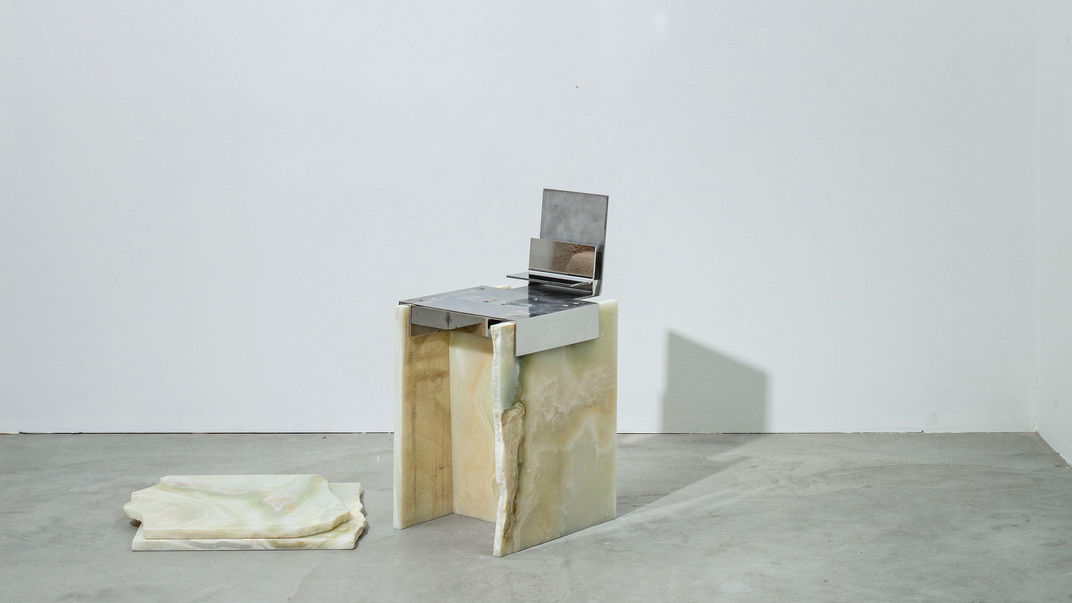 AtMa Ateliers Courbet Japanese Refurbished Marble Chair Sur+PLUS