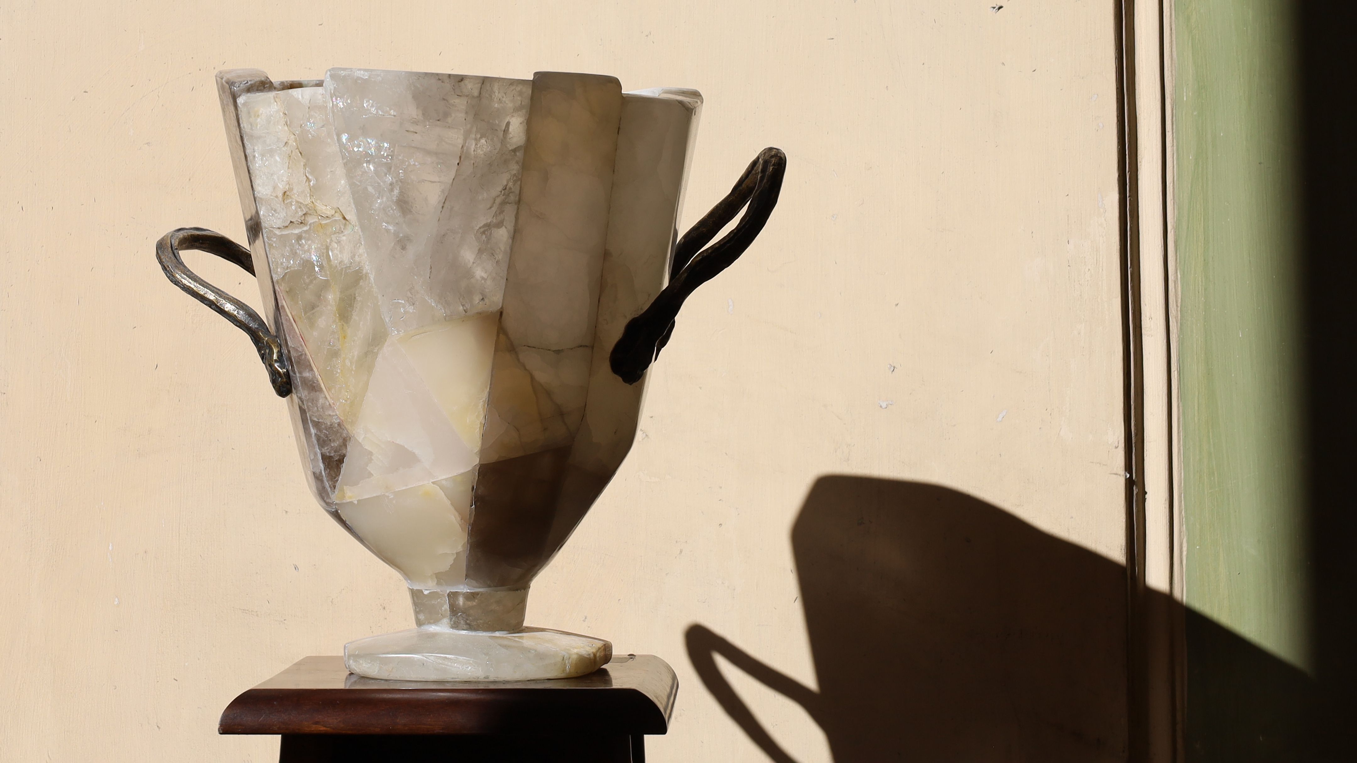 Daniel Koloziejcszak Ateliers Courbet Marble and Stone Tesserae Vessel