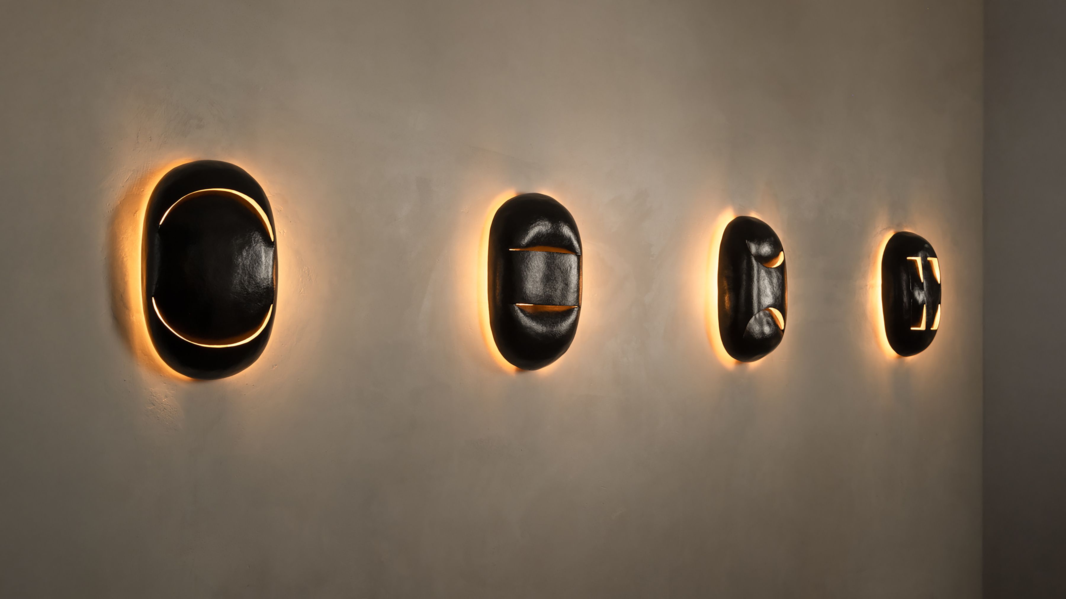 Maison Integre Ateliers Courbet Noe Duchaufour Lawrance Mask Sconce Bronze Brass