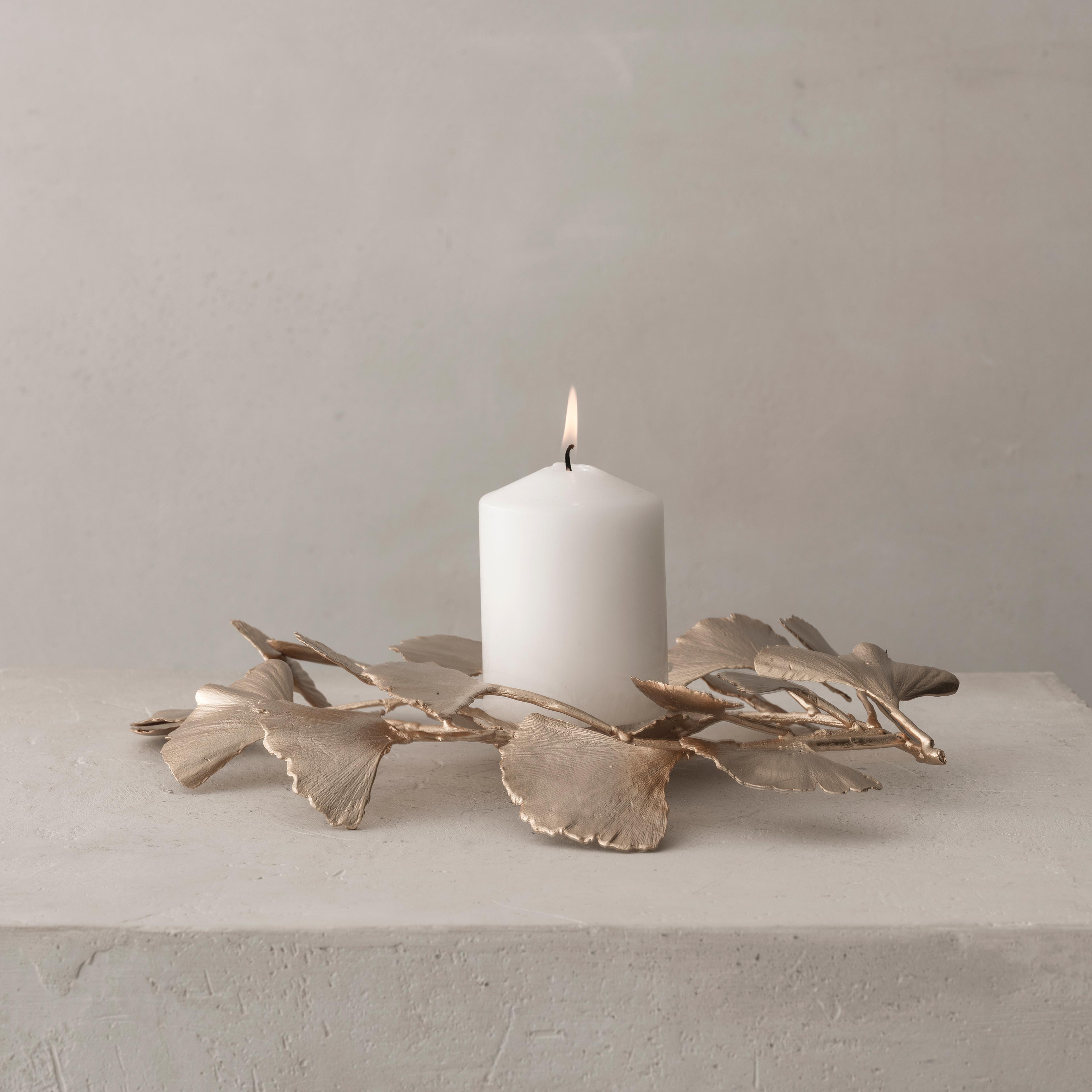 Ginkgo Candle Holder by Veronica Mar